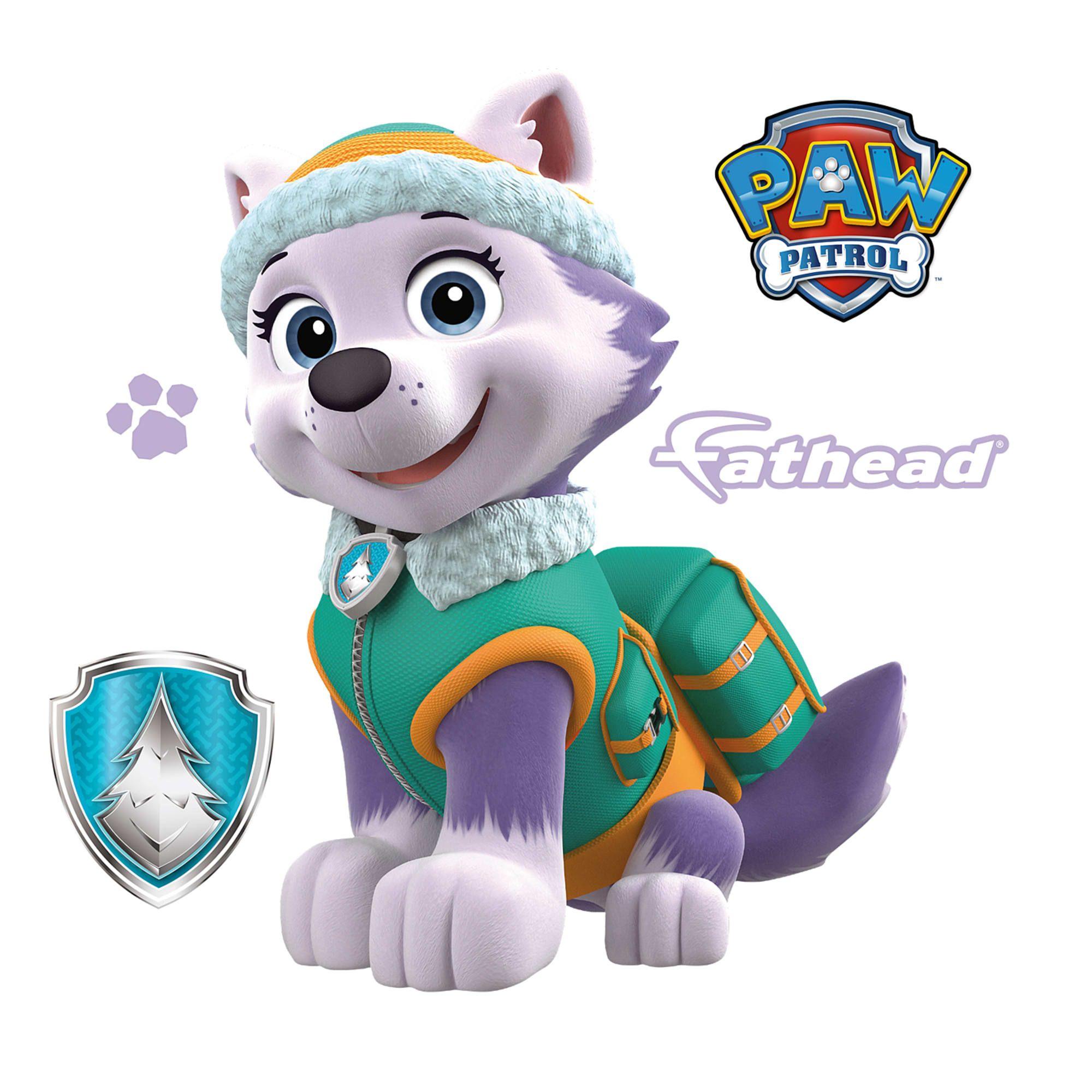 2000x2000 Everest Officially Licensed PAW Patrol Removable Wall Decal. Everest paw patrol, Paw patrol birthday, Paw patrol