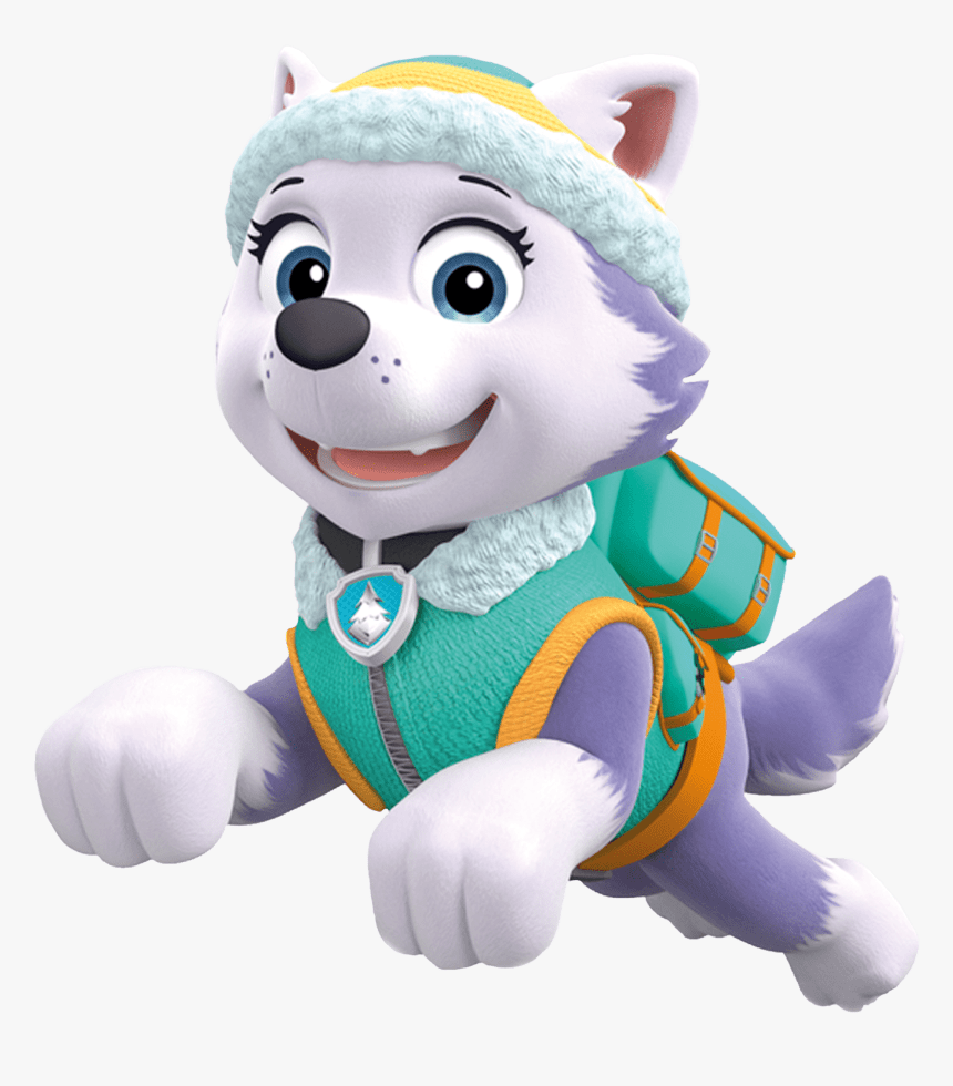 860x980 Everest Jumping Paw Patrol Png Png And Skye Paw Patrol, Transparent Png, Transparent Png Image