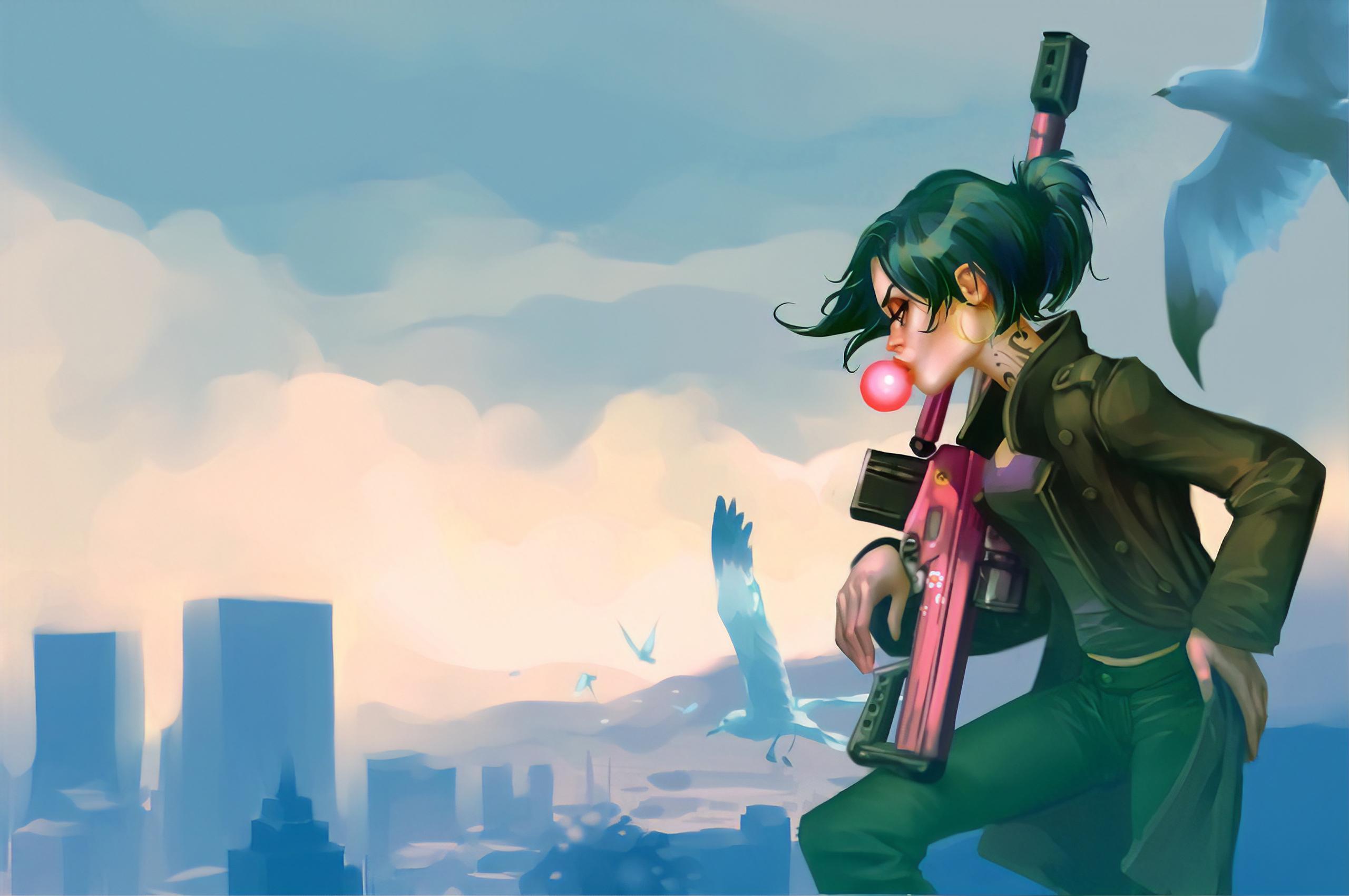 2560x1700 Gta V Sniper Girl Art Wallpaper, HD Games Wallpaper, 4k Wallpaper, Image, Background, Photos and Picture