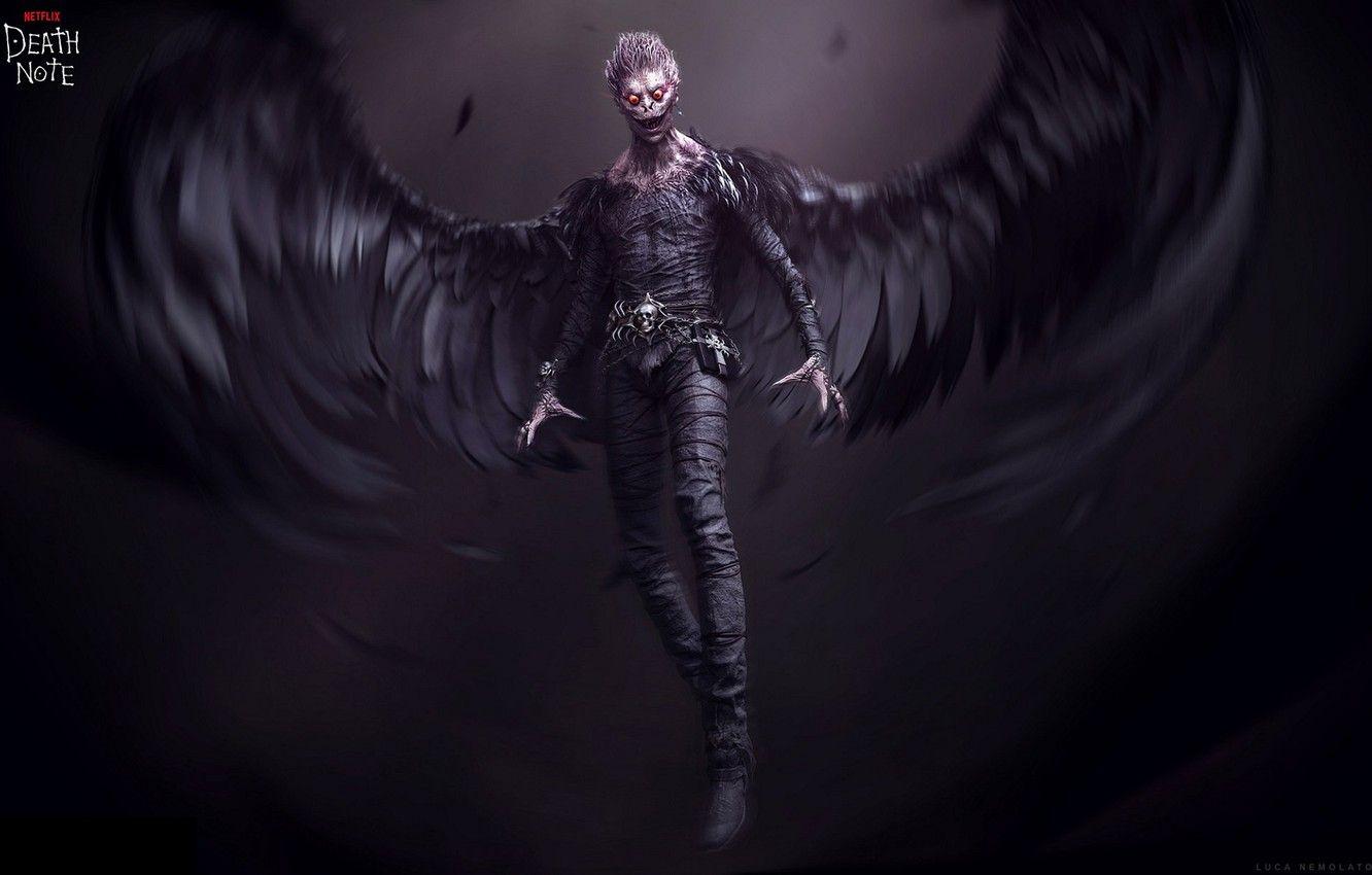 1332x850 Wallpaper death, Death Note, Ryuk image for desktop, section сёнэн