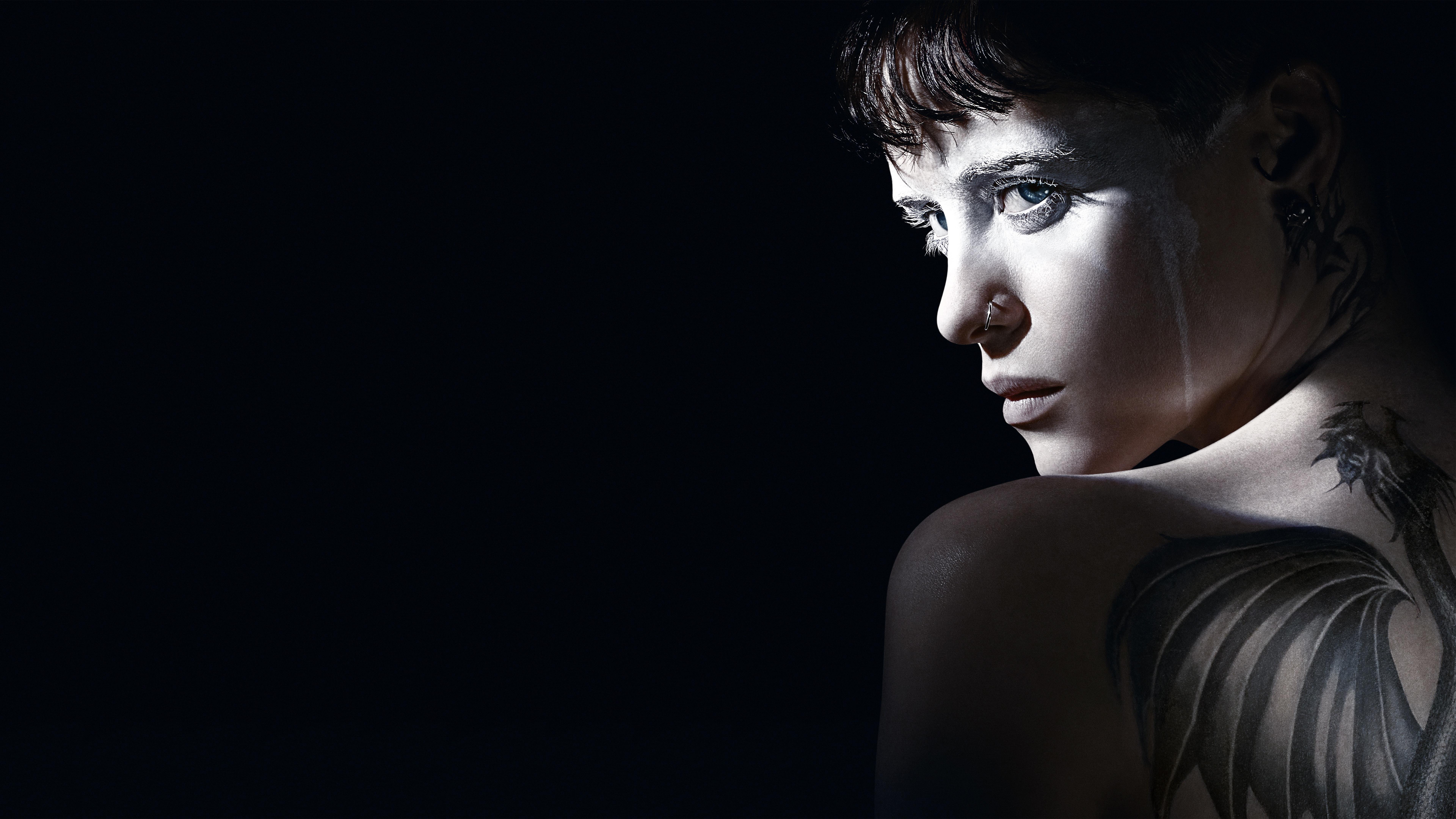 7680x4320 The Girl in the Spider's Web Claire Foy Tattoo 8K