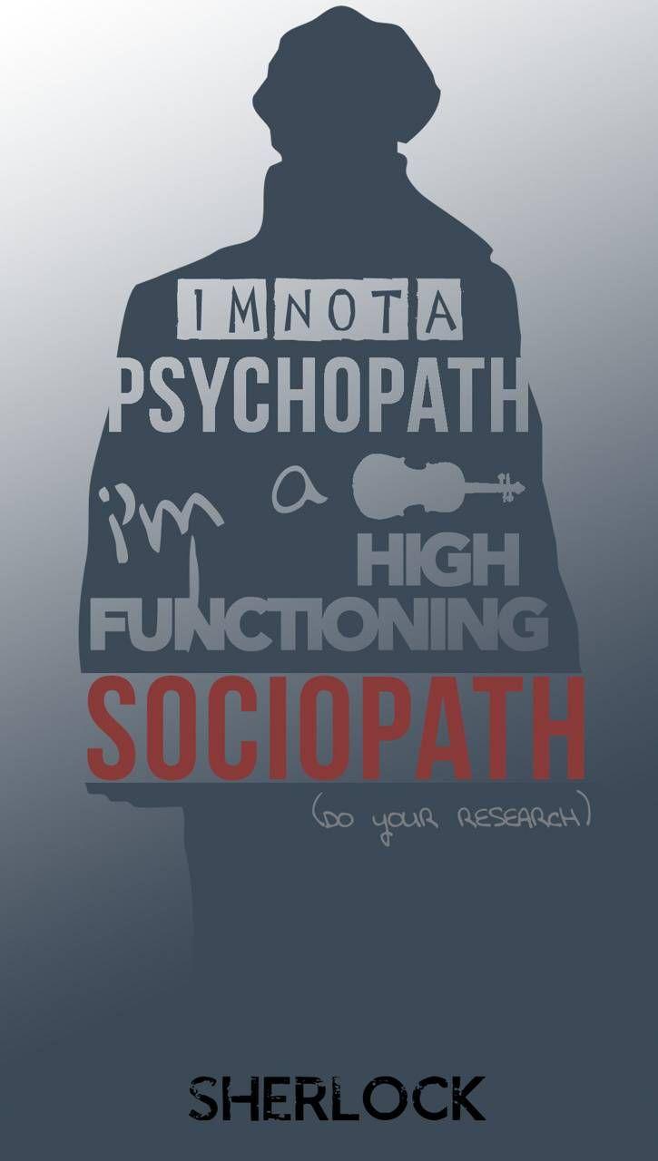 725x1280 Sherlock Wallaper. Sociopath quote, Sherlock holmes quotes, Sherlock