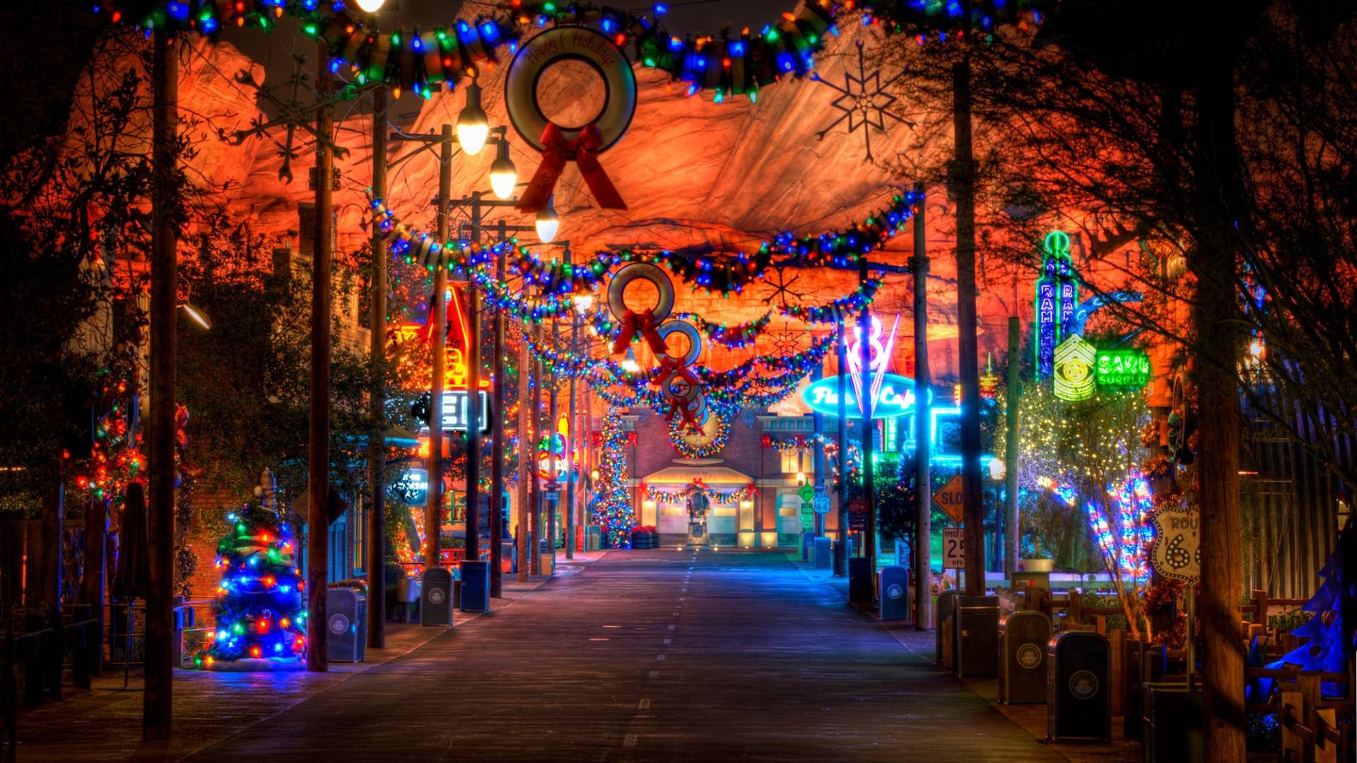 1920x1080 Radiator Spring Street Christmas