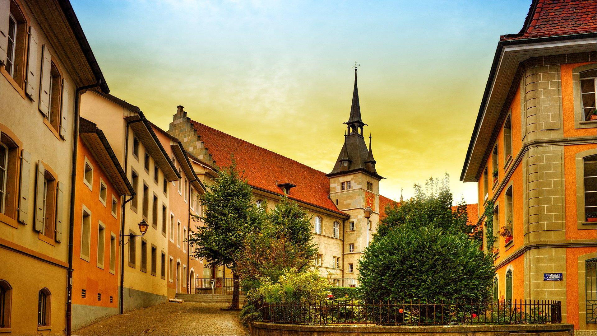 1920x1080 Lausanne, Switzerland HD Wallpaper
