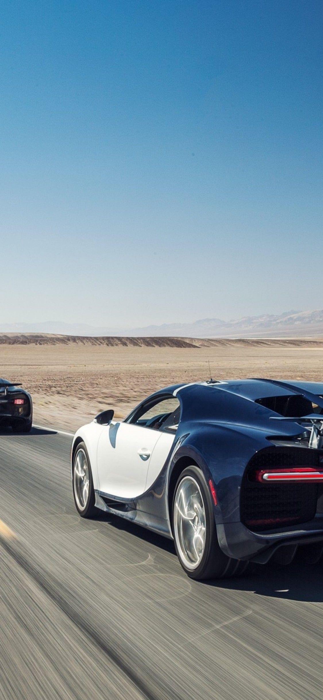 1125x2436 Download 1125x2436 Bugatti Chiron, Desert, Supercar, Cars Wallpaper