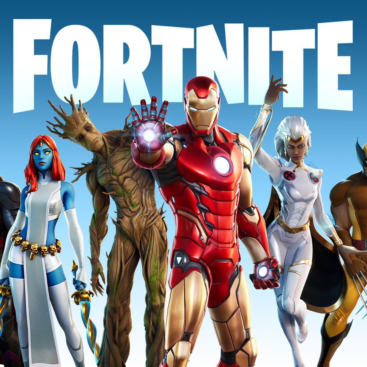1400x1400 Fortnite Superhero Wallpaper
