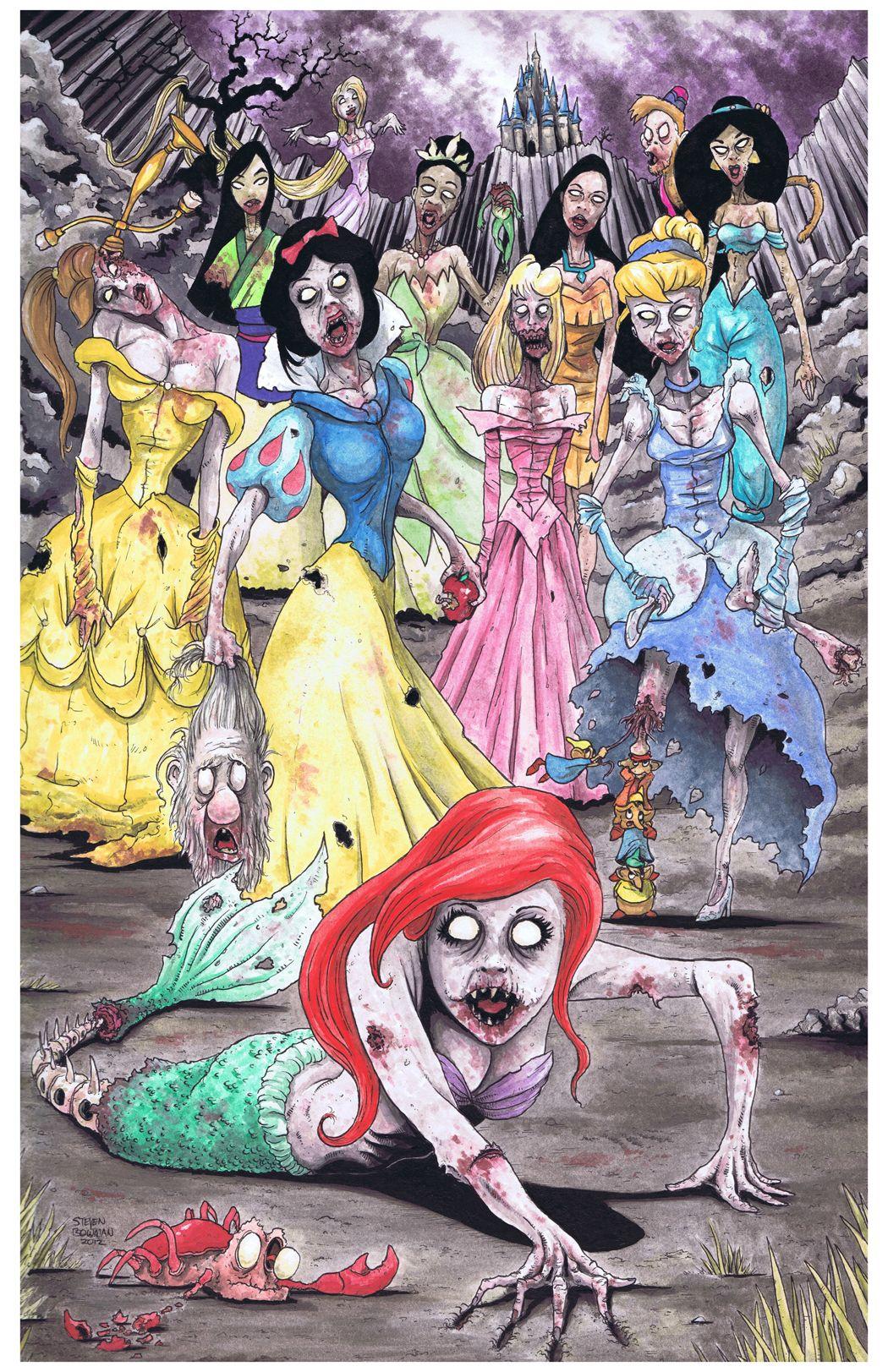 1050x1623 Halloween Disney Princess Wallpaper