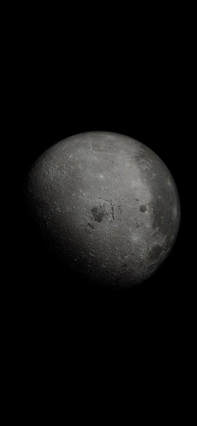 640x1385 Wanted old Apple planet wallpaper so made my own