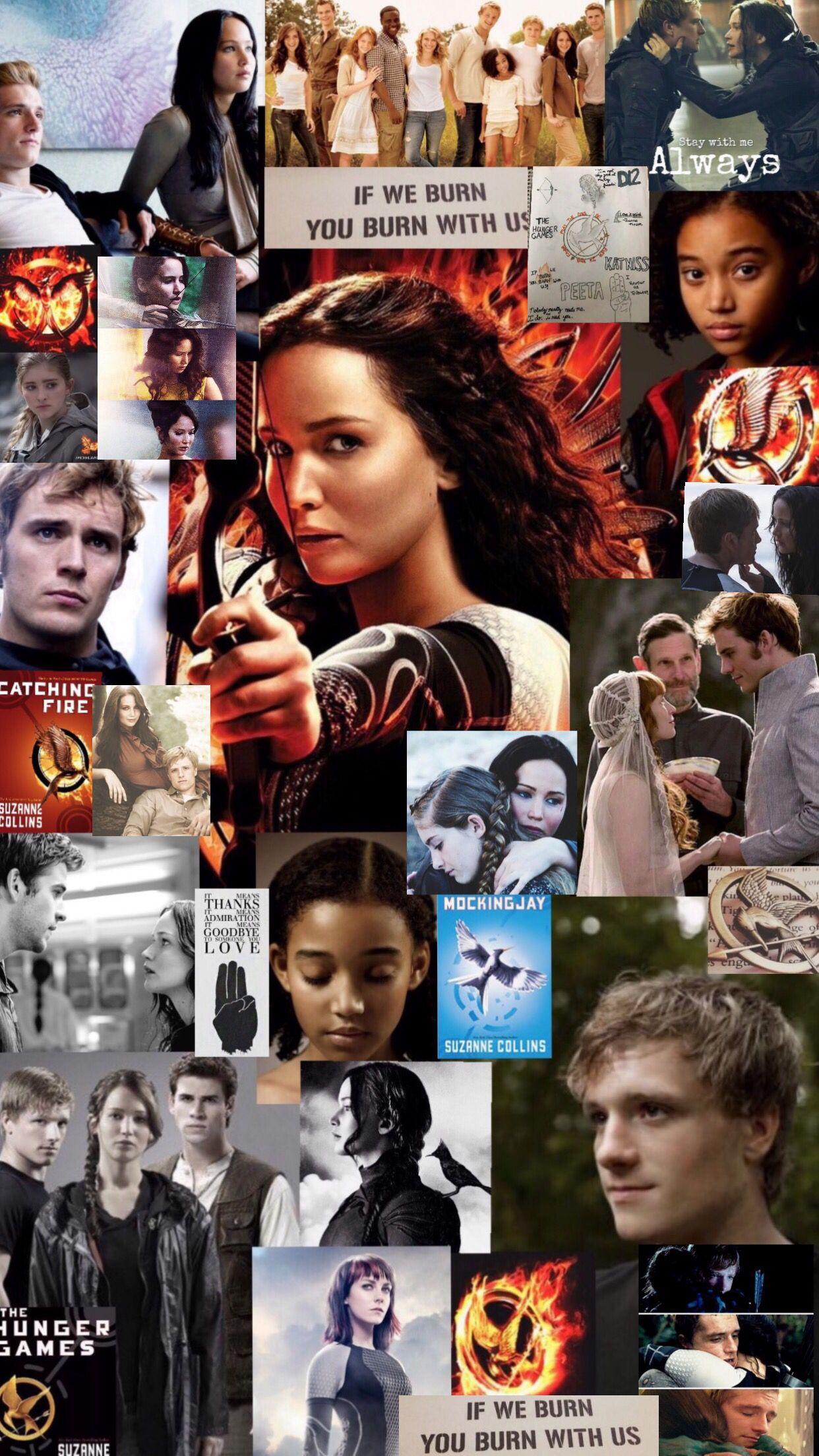 1242x2208 Hunger games collage wallpaper. Hunger games, Hunger games wallpaper, Hunger games peeta