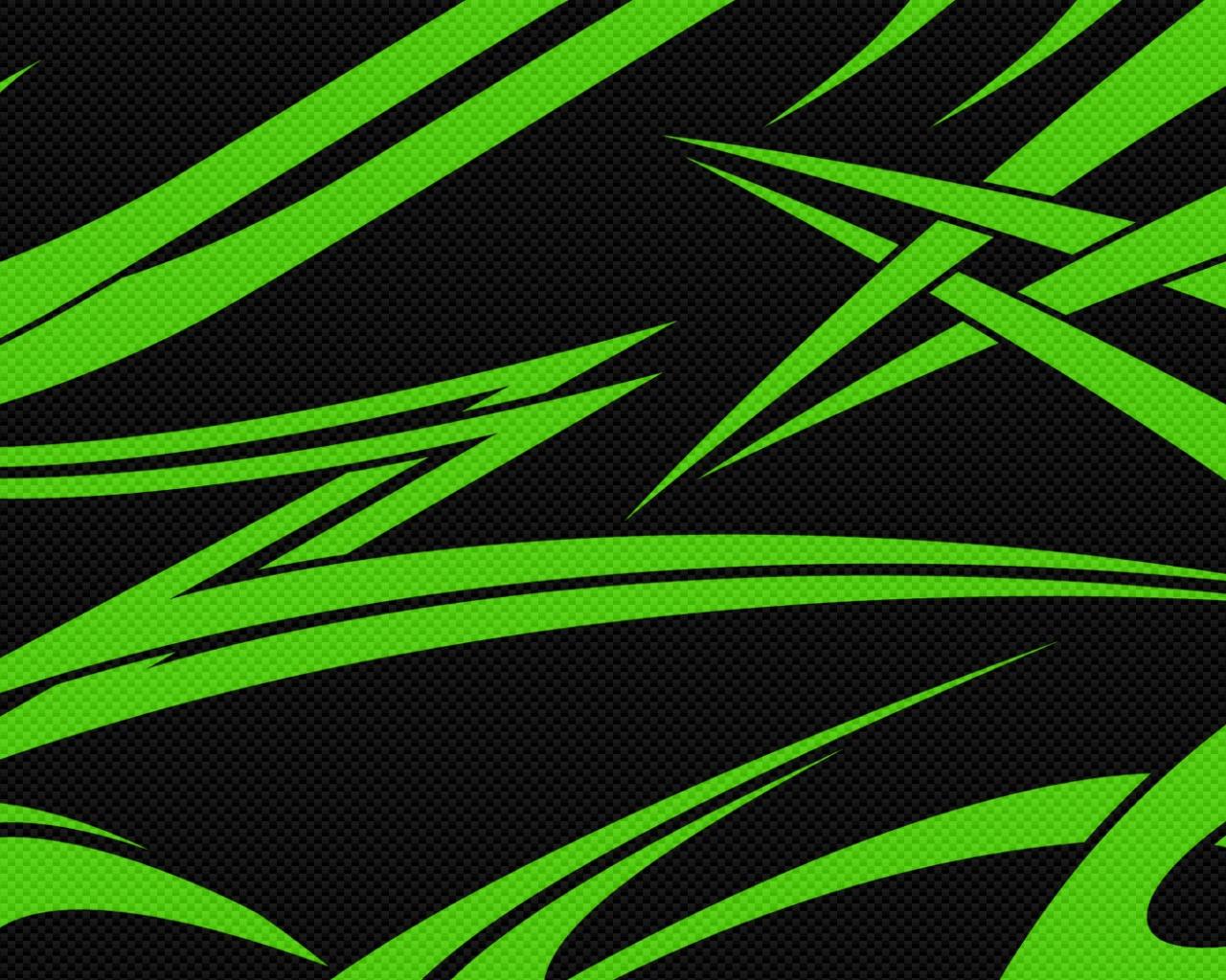 1280x1024 Black & Green Carbon desktop PC and Mac wallpaper
