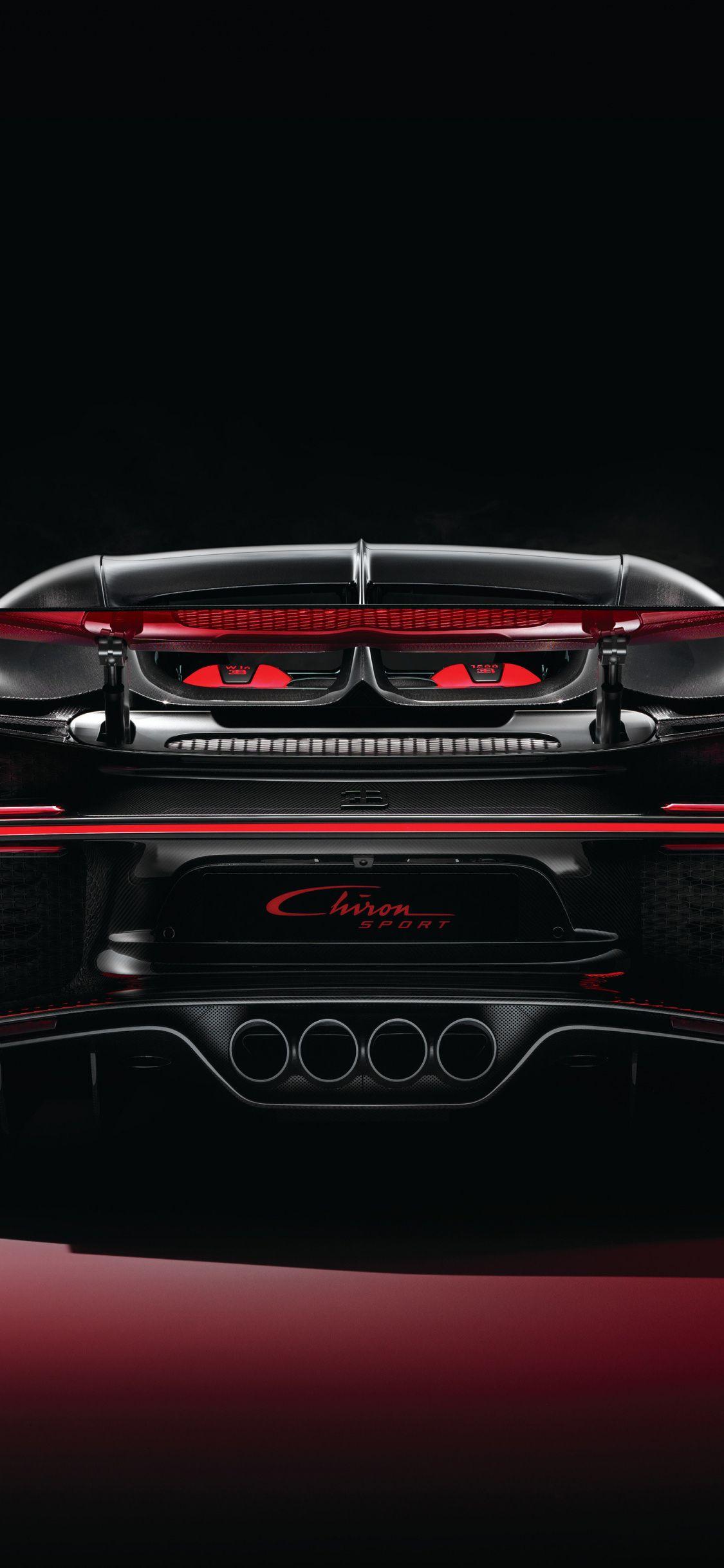 1125x2436 Download 1125x2436 wallpaper bugatti chiron sport, taillights