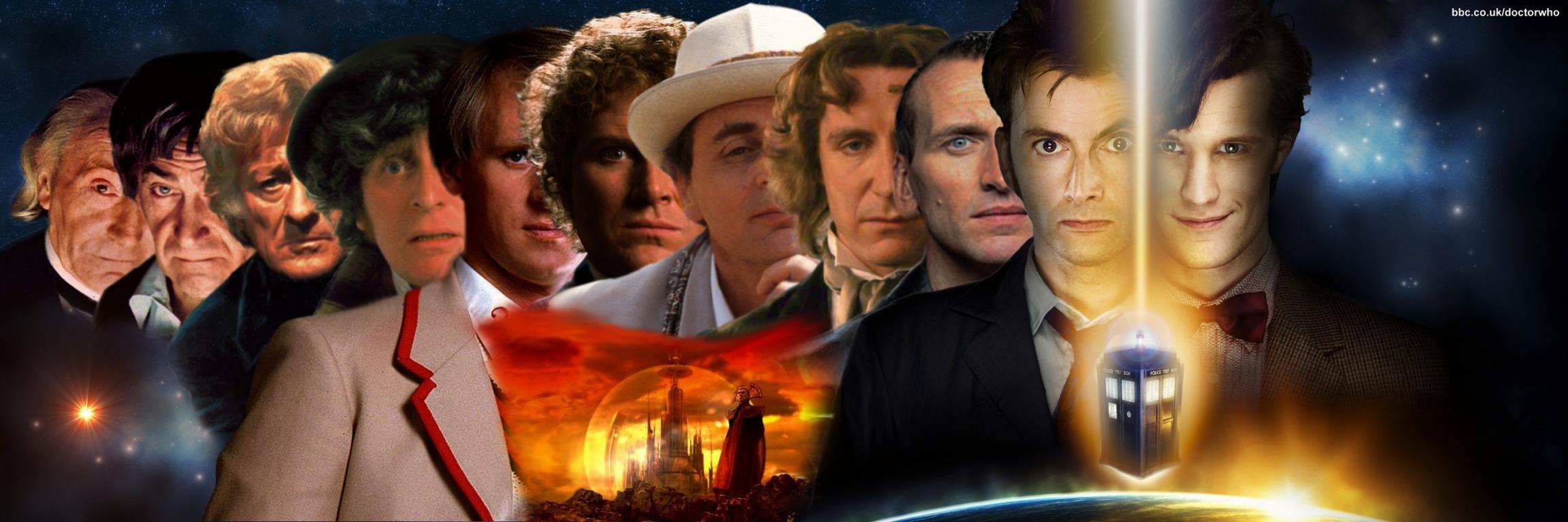2304x768 Dual monitor Doctor Who wallpaper, HD background