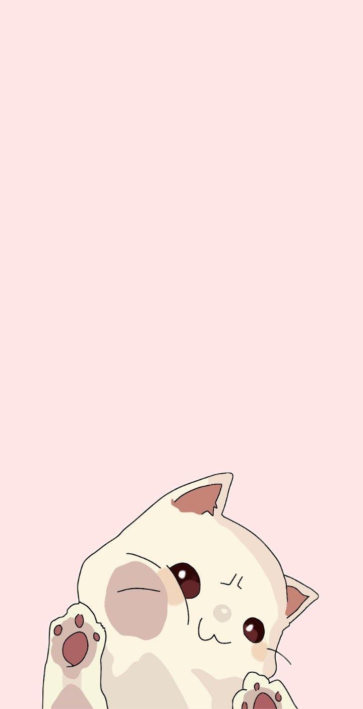 720x1407 Cute Cat Wallpaper. Cat phone wallpaper, Cute cartoon wallpaper, Wallpaper iphone cute