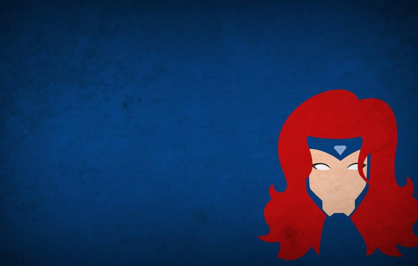 1332x850 Wallpaper Minimalism, X Men, Marvel, Blo0p, Jean Grey, Jean Grey Image For Desktop, Section минимализм