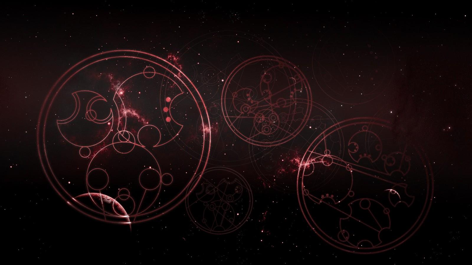1600x899 illustration, night, space, symmetry, circle, Doctor Who, TARDIS, The Doctor, gallifrey, light, shape, line, darkness, number, computer wallpaper, font High quality walls
