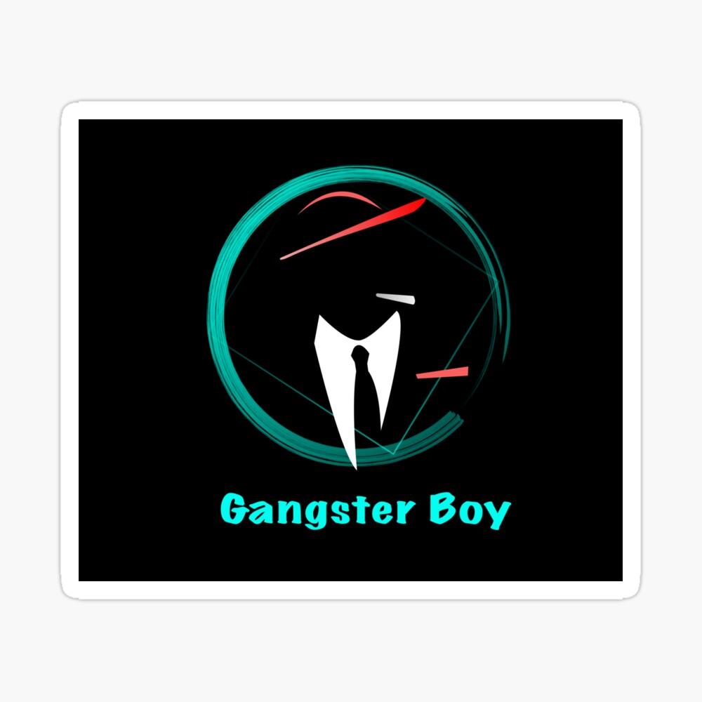 1000x1000 Vector Mafia Boss wallpaper logo black icon Framed Art Print