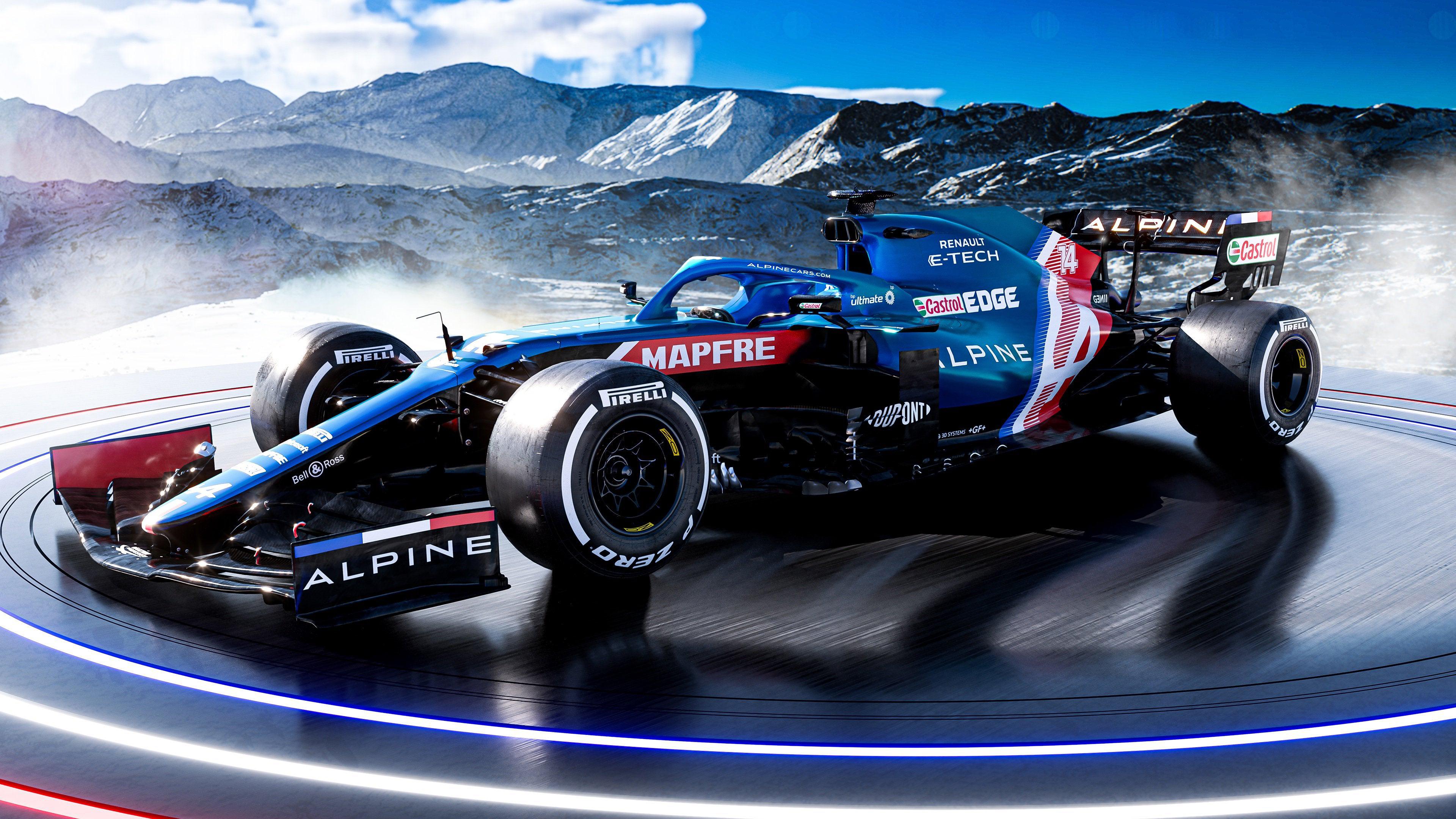 3840x2160 Alpine A521 2021 F1 Car 4K 4 Wallpaper. HD Car Wallpaper