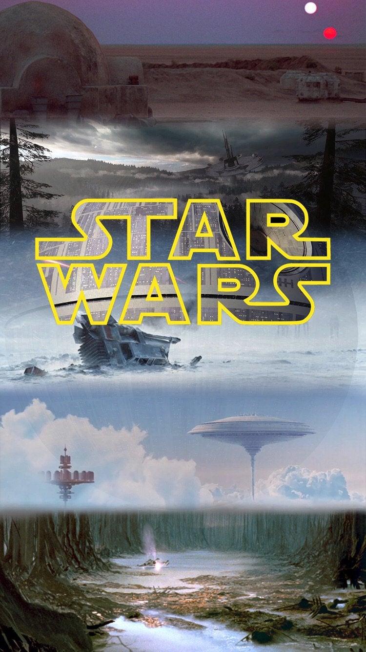 750x1334 Original Trilogy IPhone 6 6s 7 Wallpaper That I Made Myself