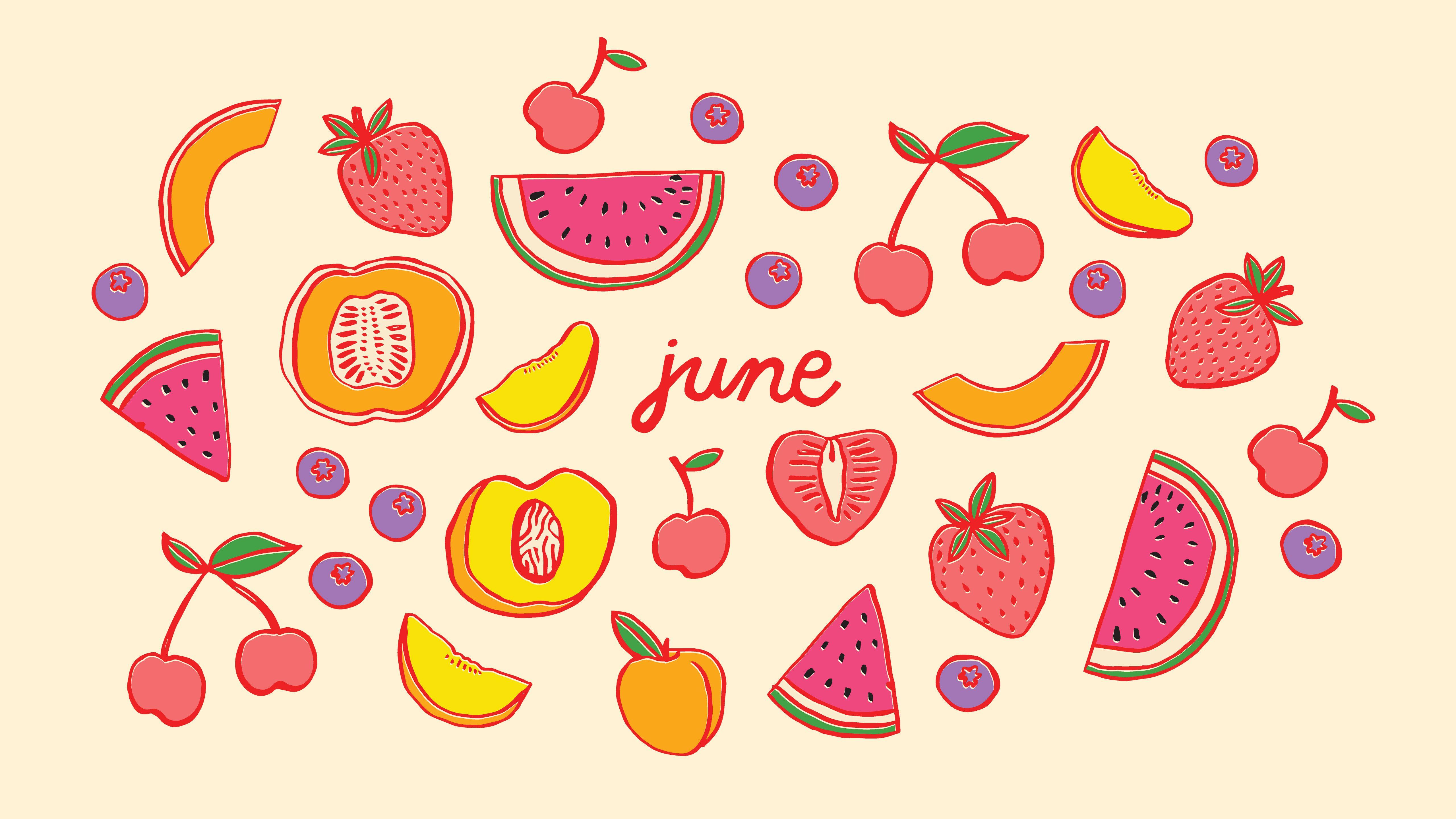 5120x2880 Aesthetic Fruit Computer Wallpaper