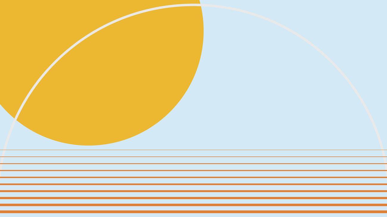1300x731 Sunny aesthetic wallpaper vector geometric