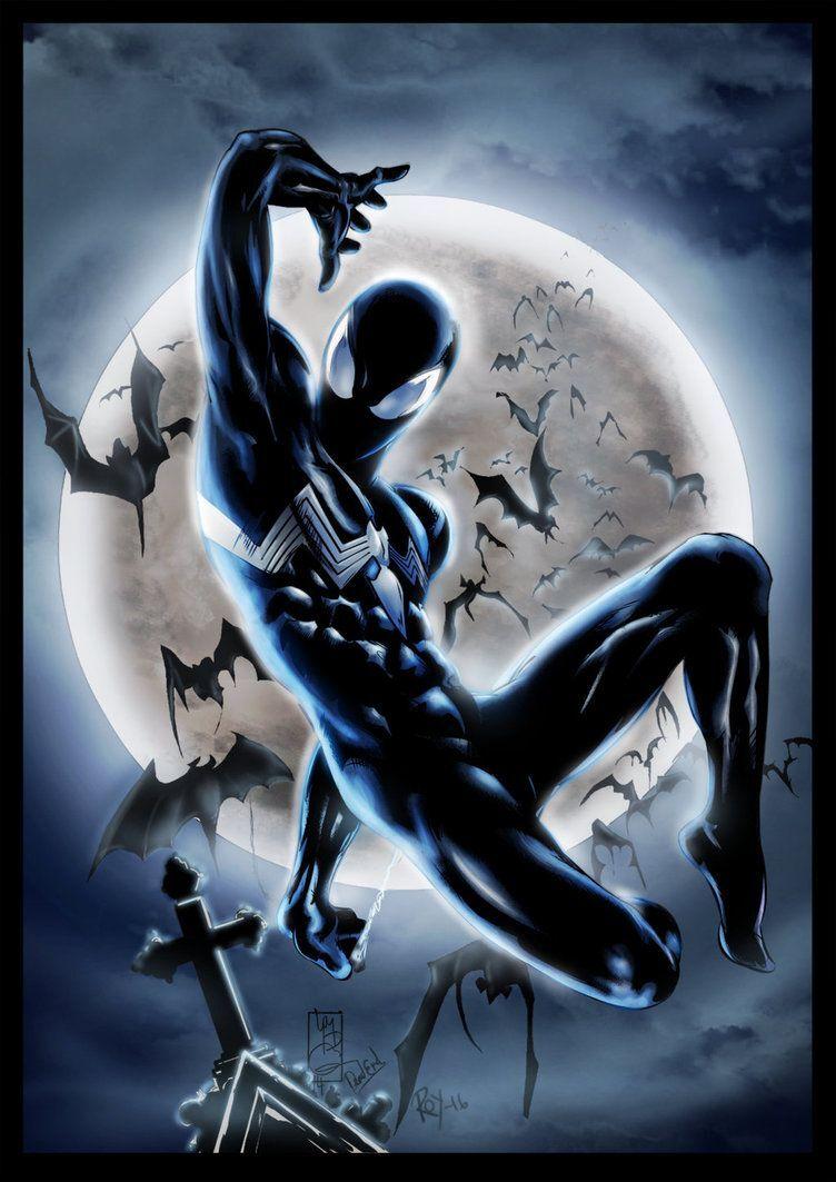752x1063 Symbiote spiderman vs omega red