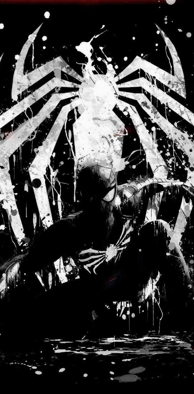 630x1280 Symbiote Spiderman wallpaper