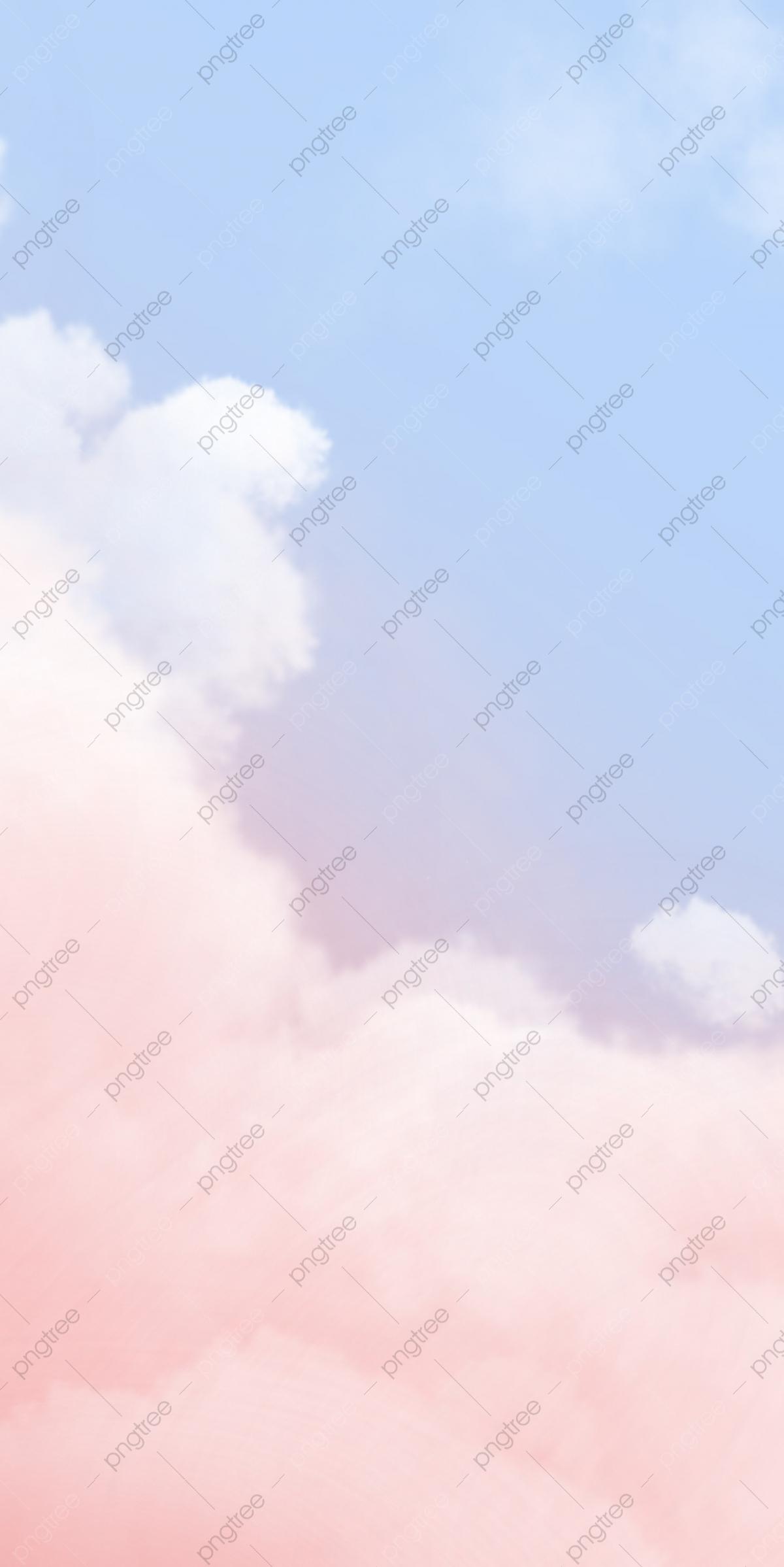 1200x2397 Pink Cloud Mobile Wallpaper In Sunny Sky Background, Phone Wallpaper, Color, Cartoon Wallpaper Background Image for Free Download