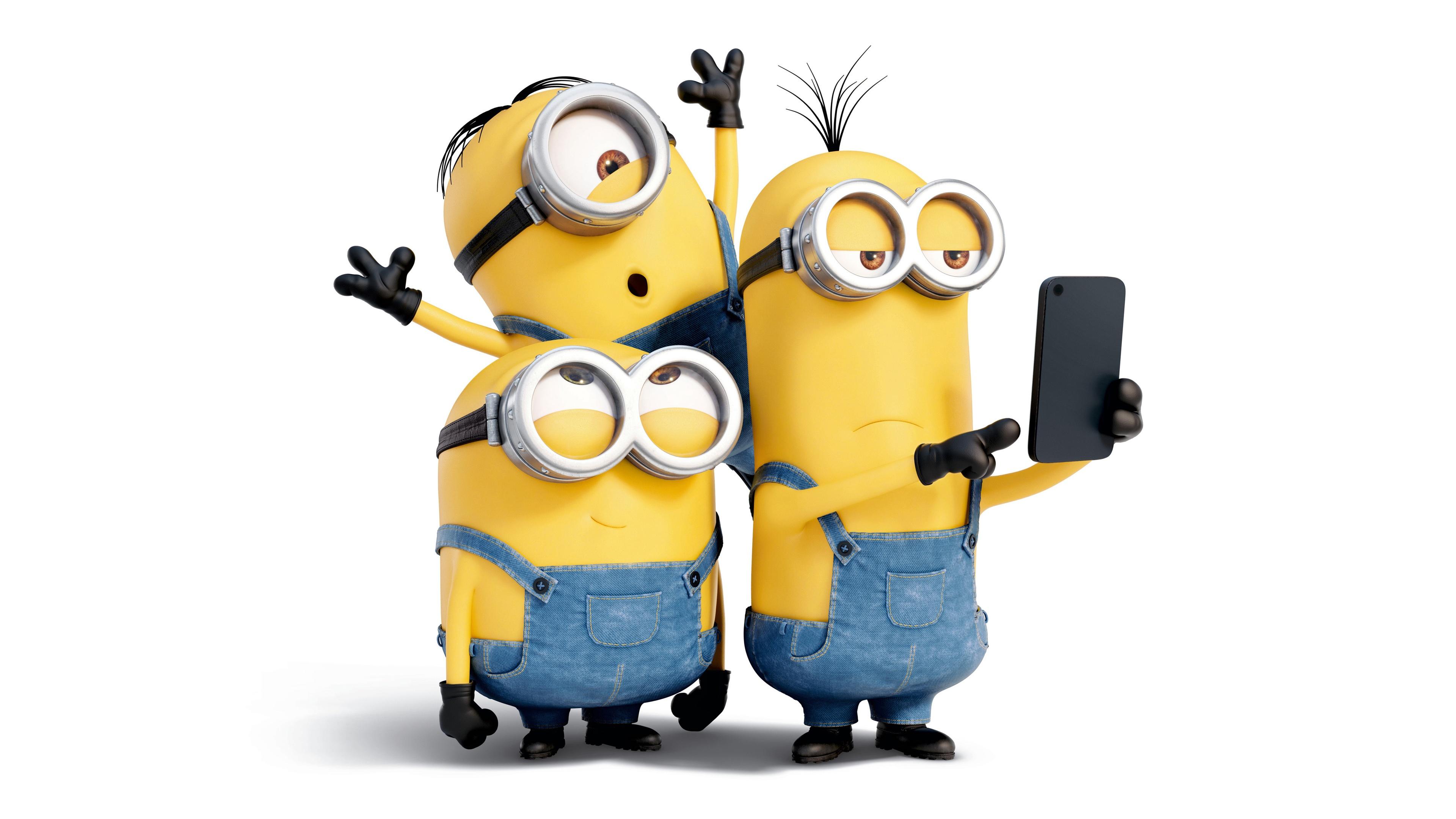 3840x2160 Free download Mobile Smartphone 4k Funny Cute wallpaper Best HD Wallpaper [3840x2160] for your Desktop, Mobile & Tablet. Explore Minions Cell Phone Wallpaper. Minions Background Wallpaper, Funny Minion Wallpaper