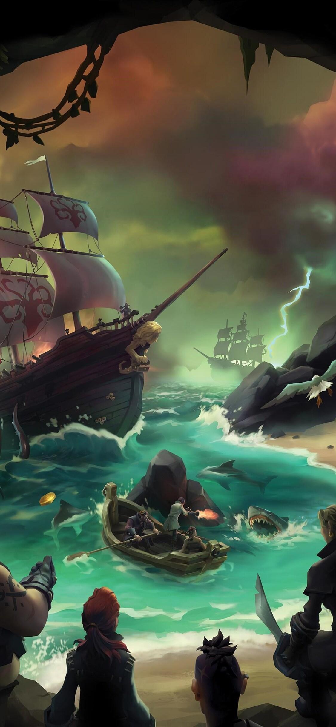 1125x2436 Sea Of Thieves Mobile Wallpaper