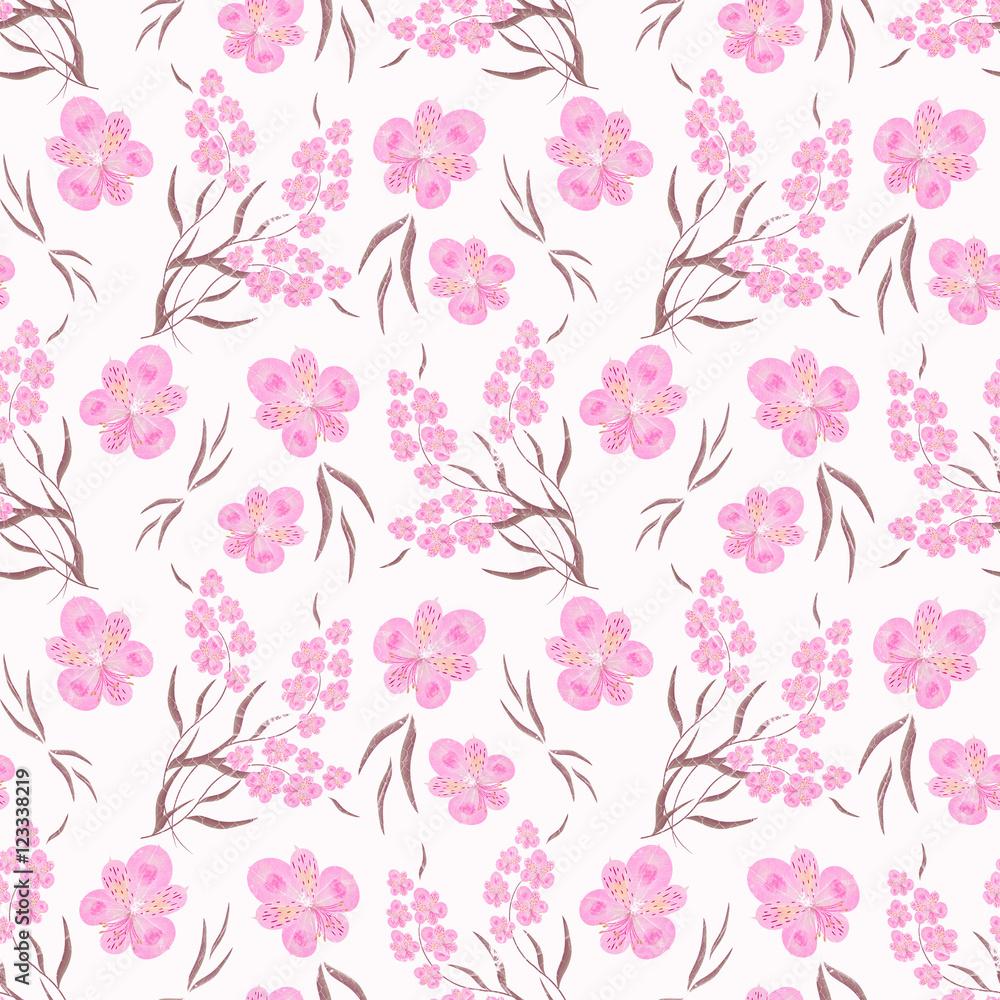 Pink Flower Pattern Wallpapers - Top Free Pink Flower Pattern