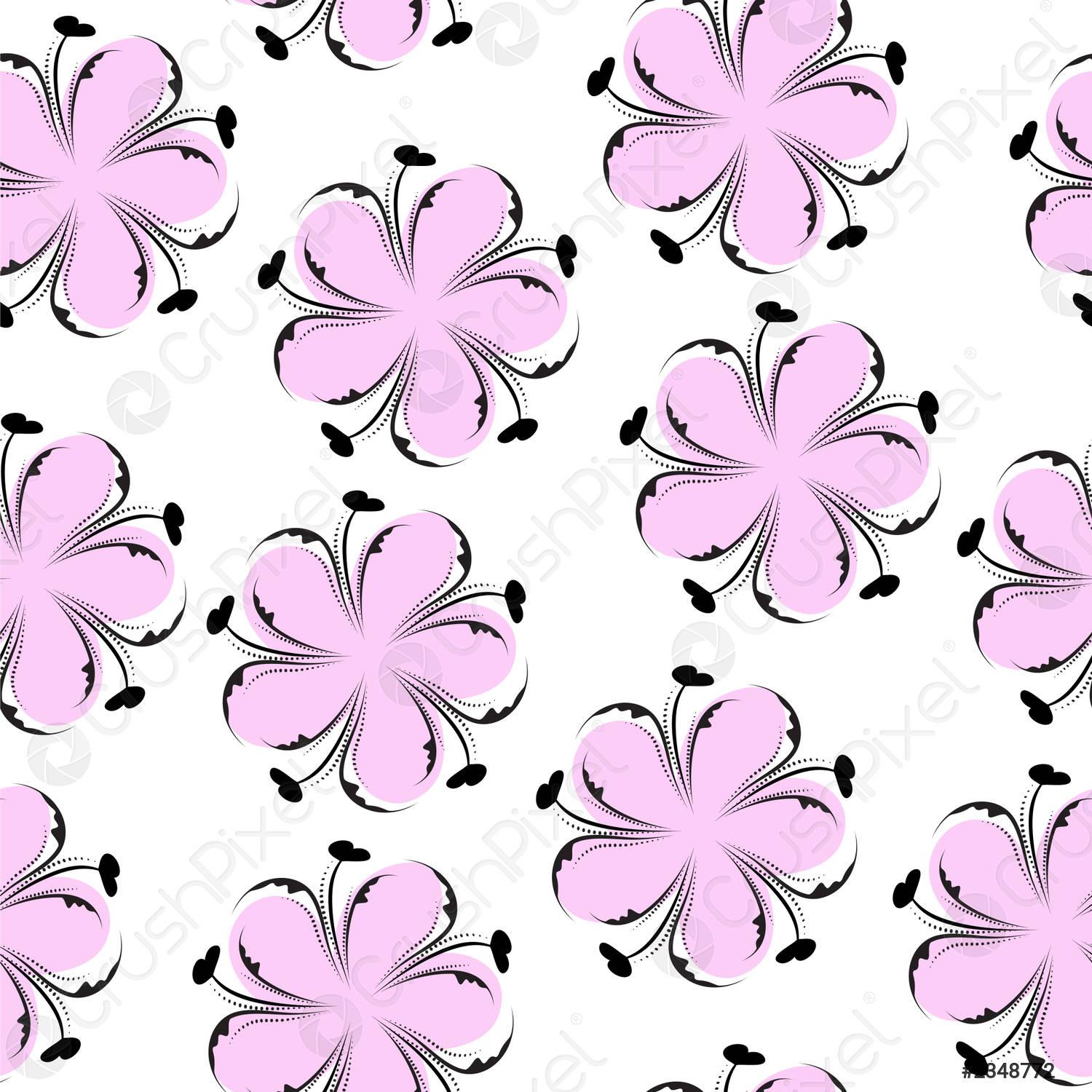 Pink Flower Pattern Wallpapers Top Free Pink Flower Pattern Backgrounds WallpaperAccess
