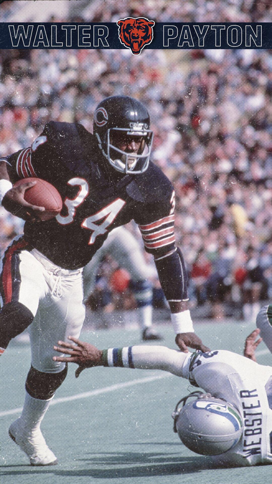 1080x1920 Chicago Bears Payton + #WallpaperWednesday? Sweetness! Honor da