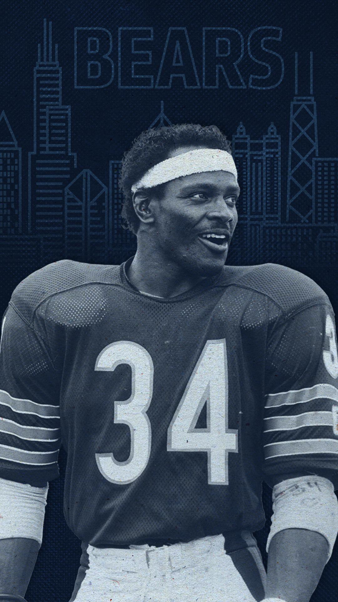 1080x1920 Bears. Walter Payton Wallpaper