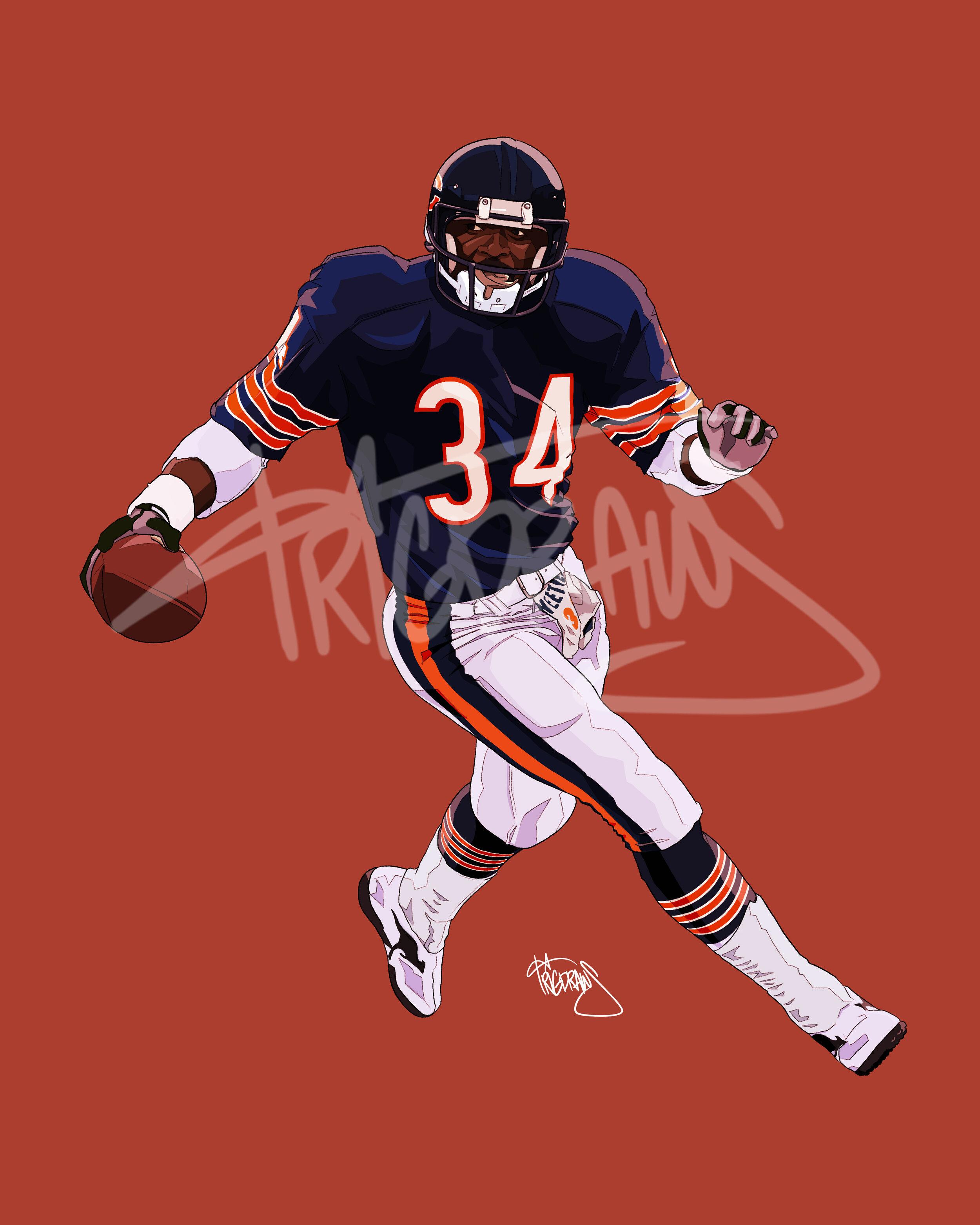 2500x3125 Walter Payton