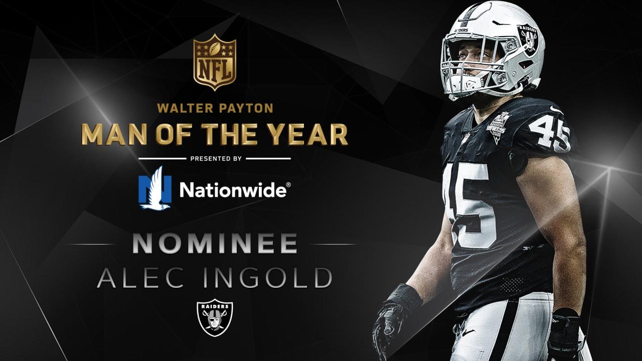 1280x720 Ingold named Raiders' nominee for Walter Payton NFL Man of the Year Award presented