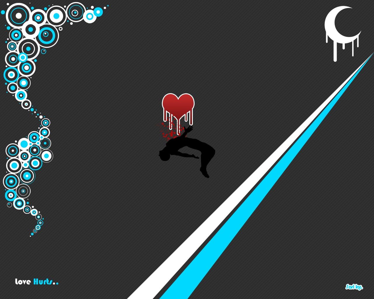 1280x1024 Love hurts wallpaper. Love hurts