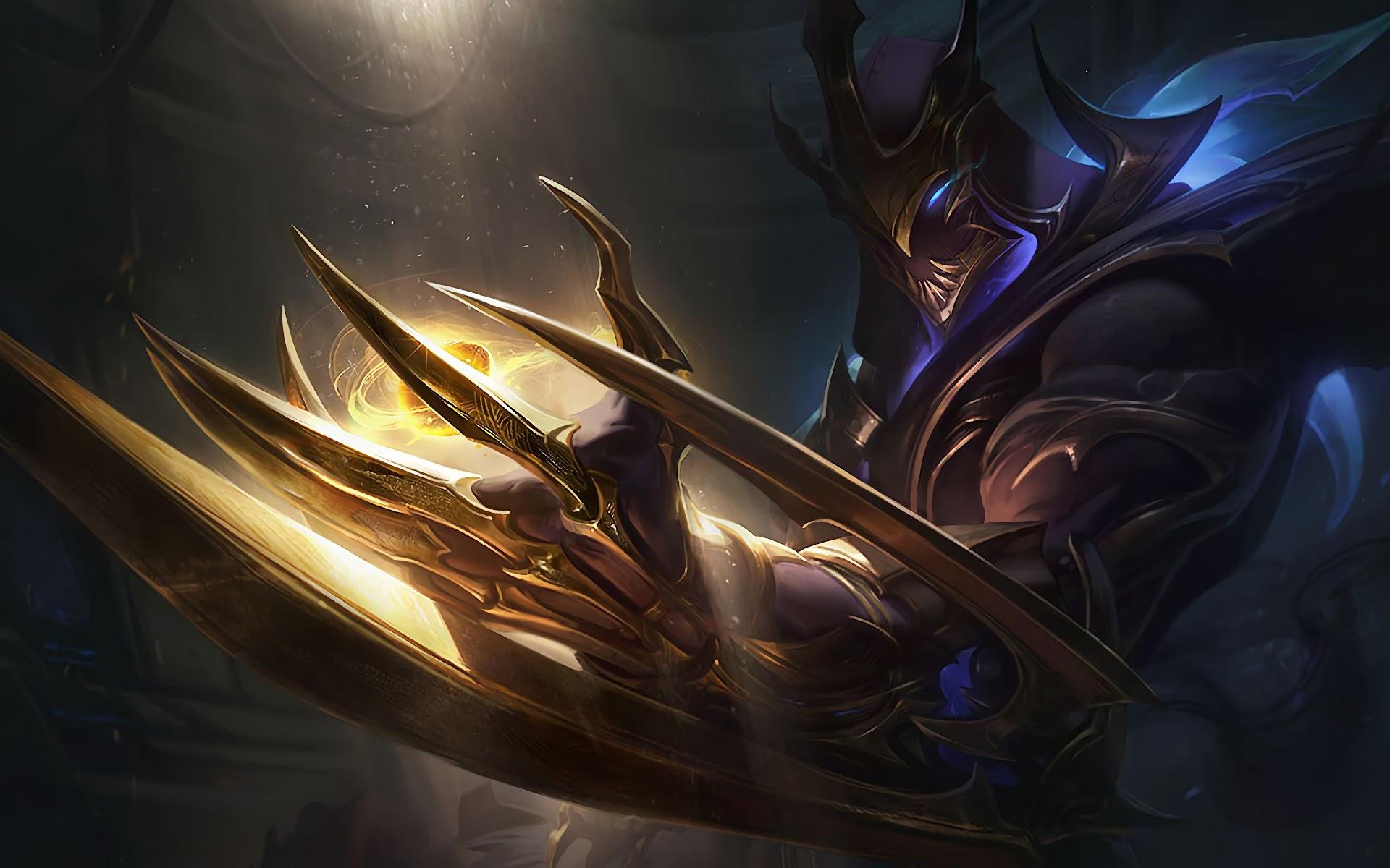 1920x1200 Galaxy Slayer Zed Splash Art LoL 4K Wallpaper
