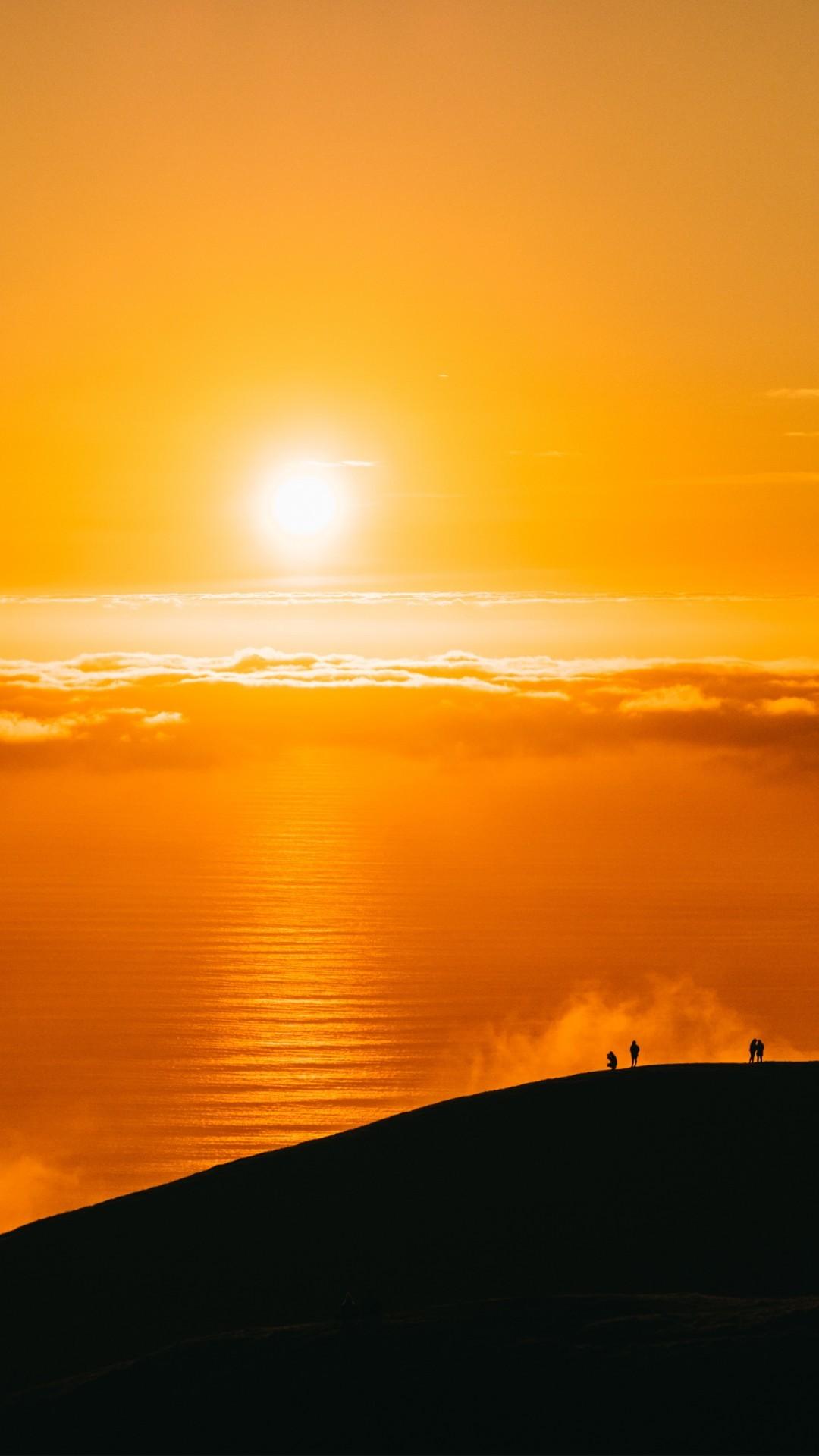 1080x1920 4k Silhouette Sunset Wallpaper For Mobile Data Src Wallpaper 4k Portrait