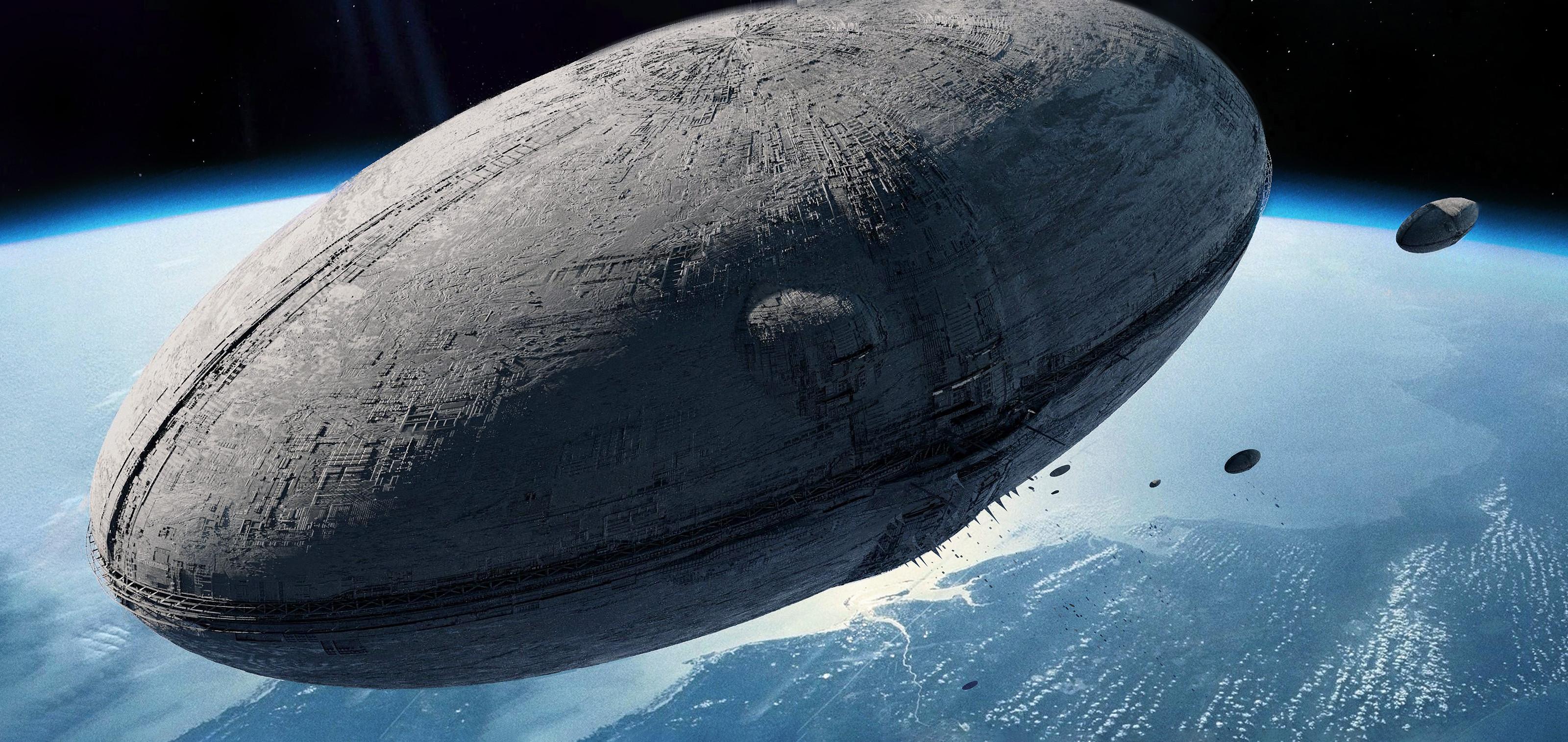 3200x1516 Spaceship HD Wallpaper