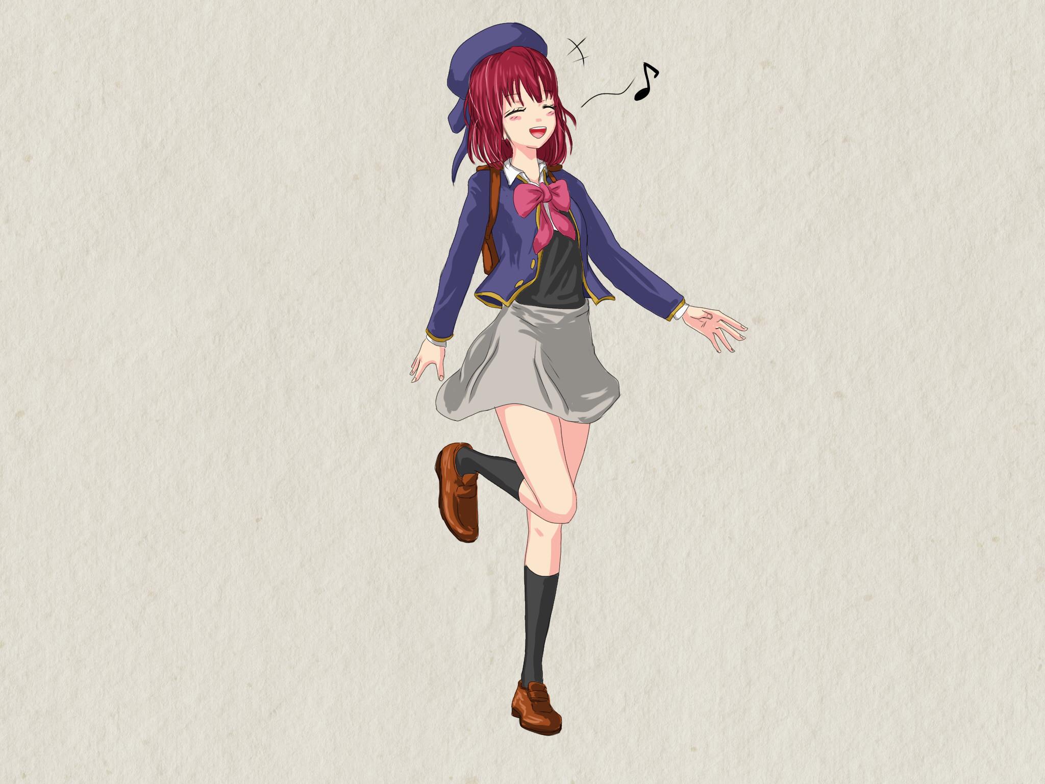 2048x1536 arima kana (oshi no ko) drawn