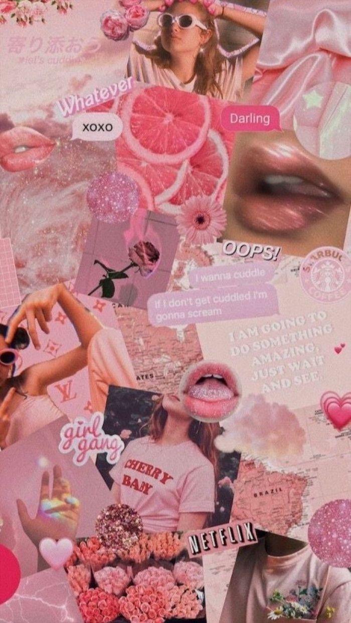 700x1244 Aesthetic Quotes Pink Wallpaper