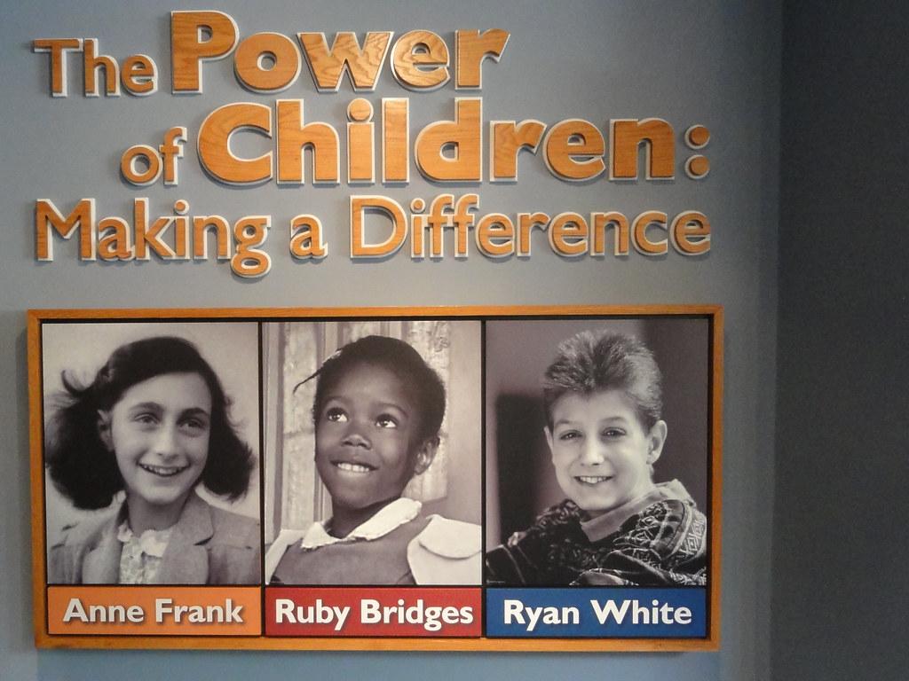 1024x768 The Power of Children. Anne Frank, Ruby Bridges, Ryan White