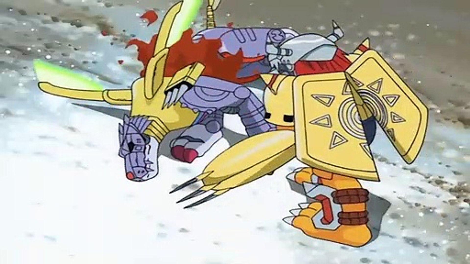 1920x1080 Digimon Adventure and MetalGarurumon vs Piedmon (ENG SUB)
