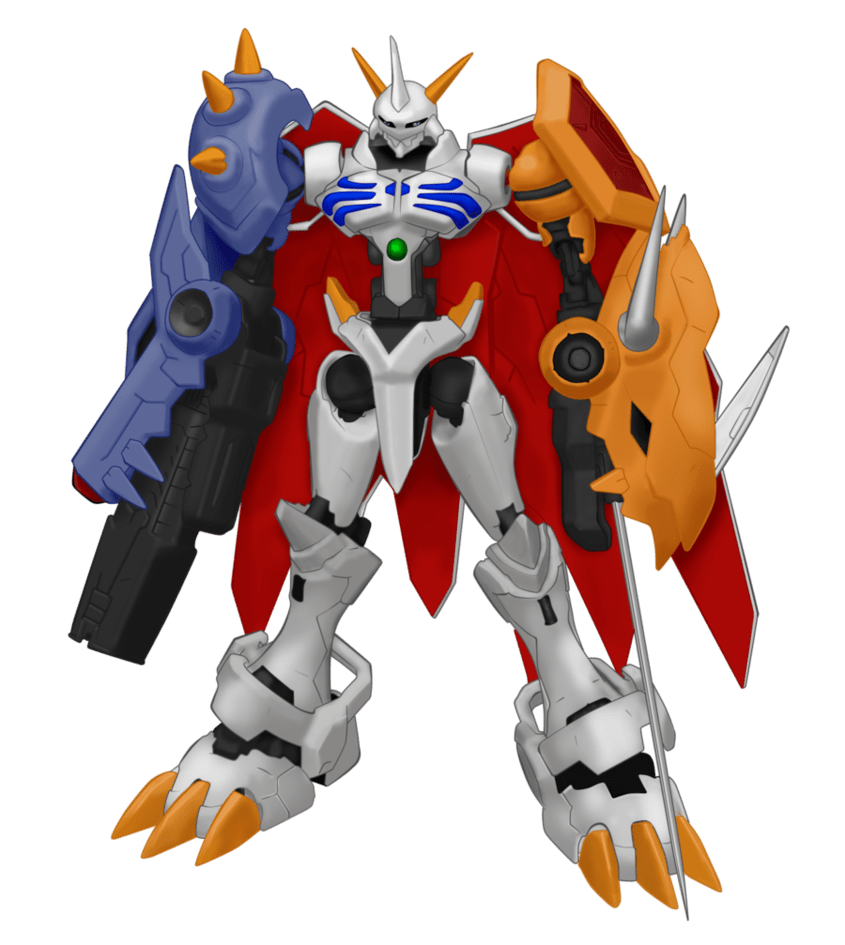 845x945 DNA Digivolve Wargreymon <> Metalgarurumon i created this with PaintTool SAI Digimon Reboot Omegamon Omn. Digimon, Digimon adventure tri, Character art