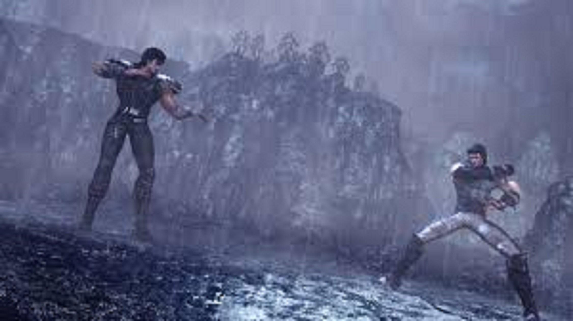 2250x1260 Kenshiro Vs Rei, Hokuto No Ken