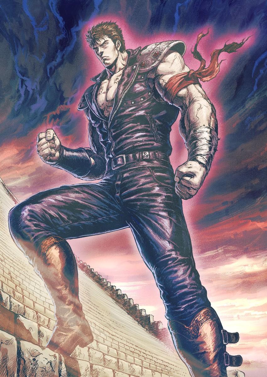 850x1202 kenshiro (hokuto no ken) drawn