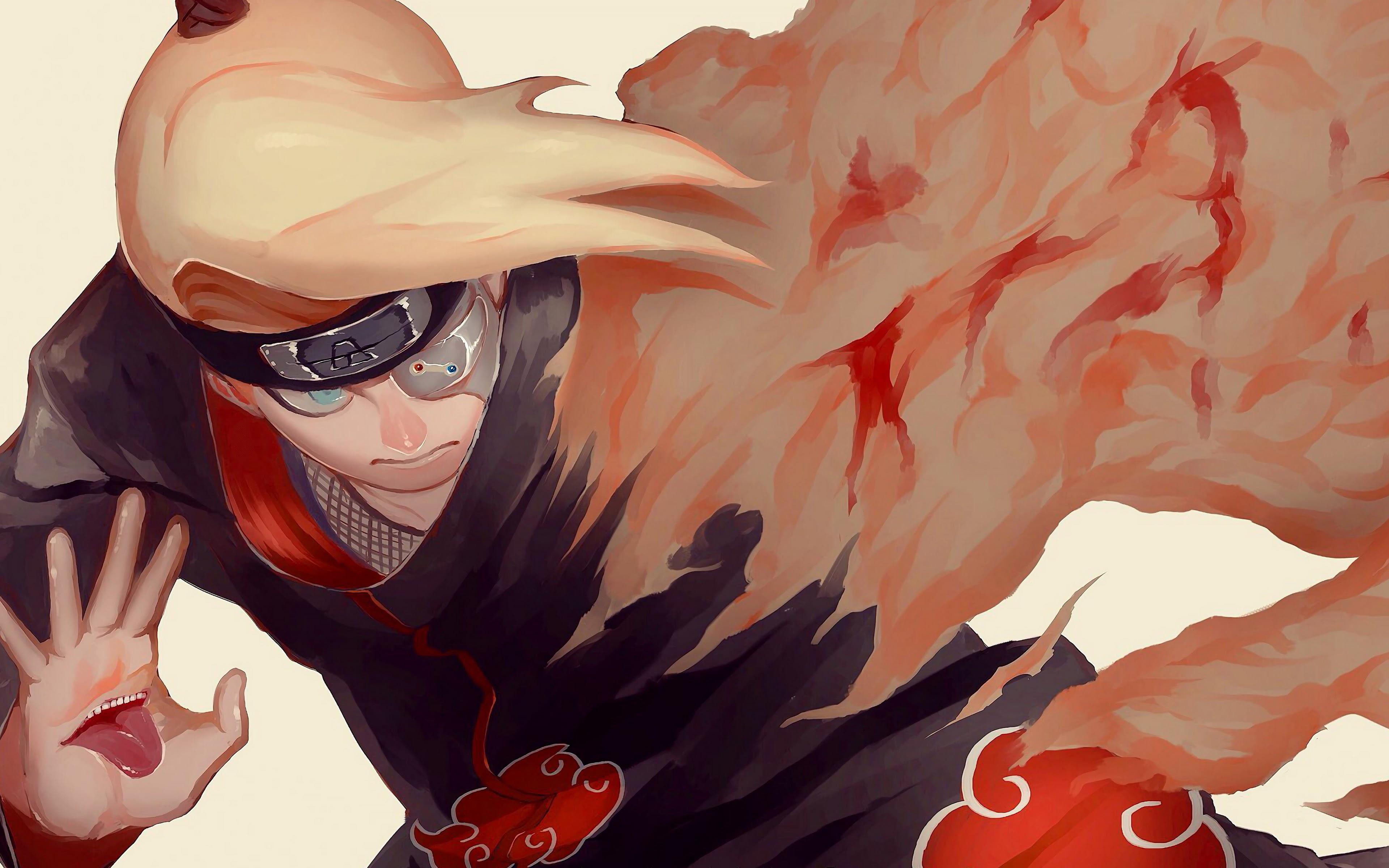 3840x2400 Deidara Akatsuki 4K Wallpaper