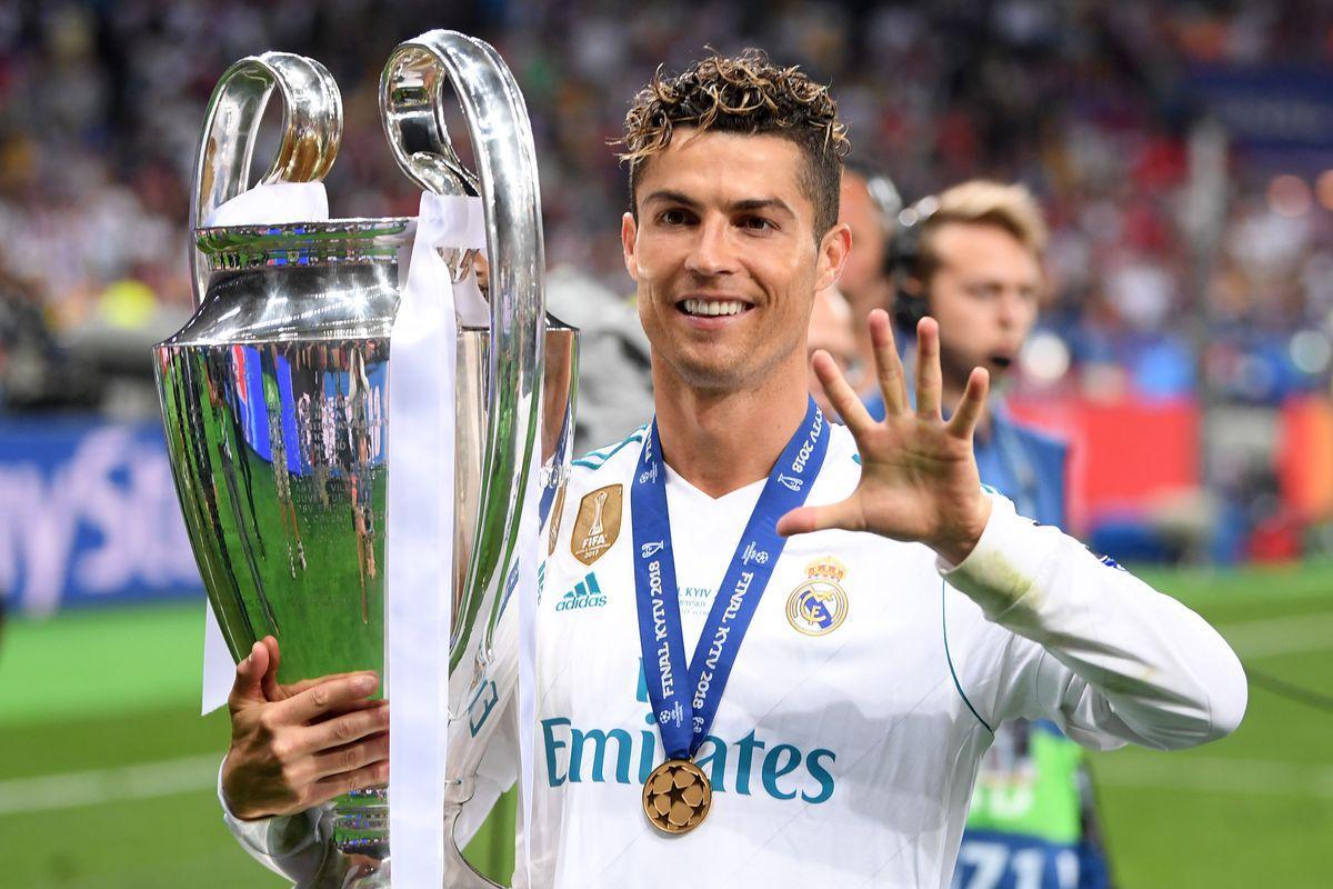 1200x800 Cristiano Ronaldo With UCL Trophy Wallpaper