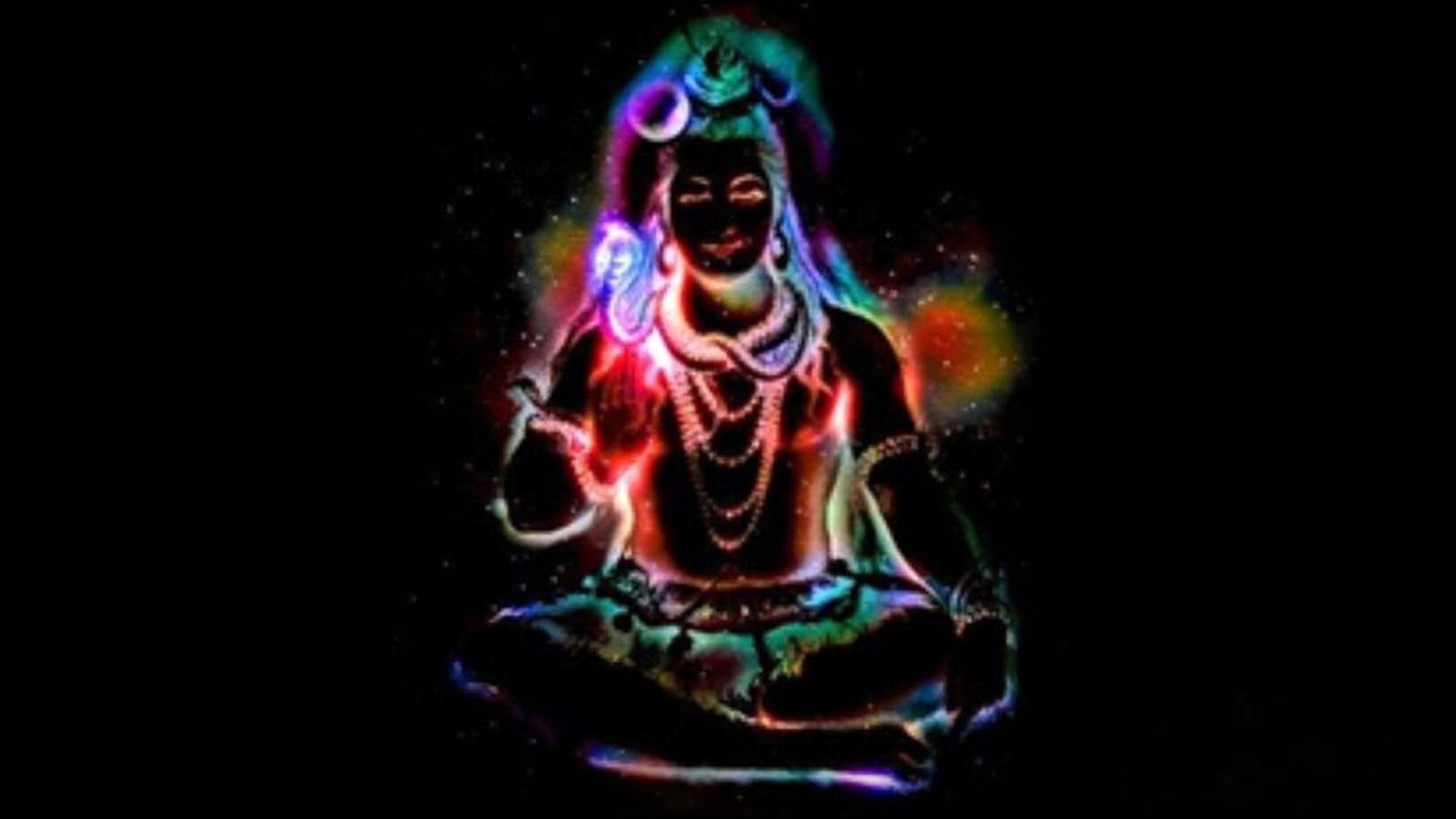 1920x1080 Shiva In Black Background HD Bholenath Wallpaper