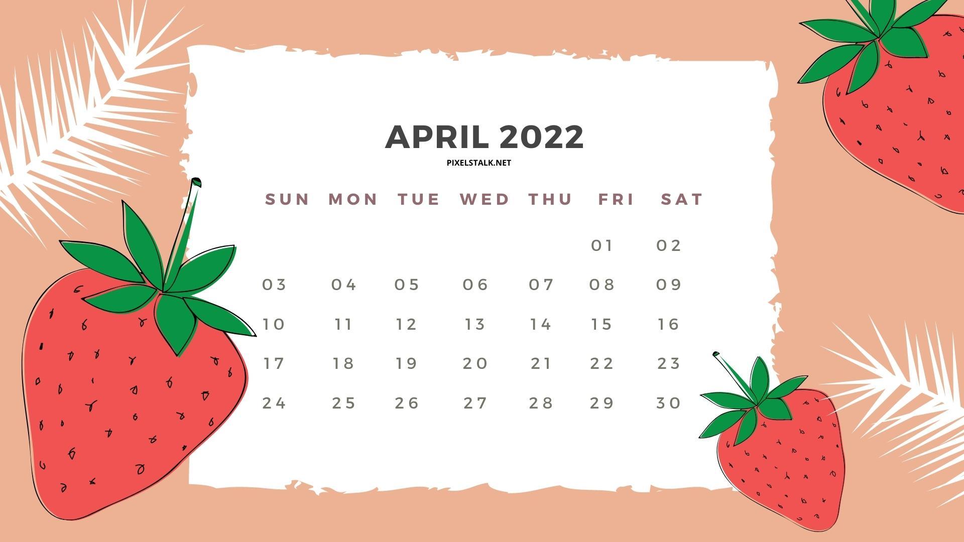 Free Download April 2022 Calendar Wallpaper  WeCrochet Staff Blog